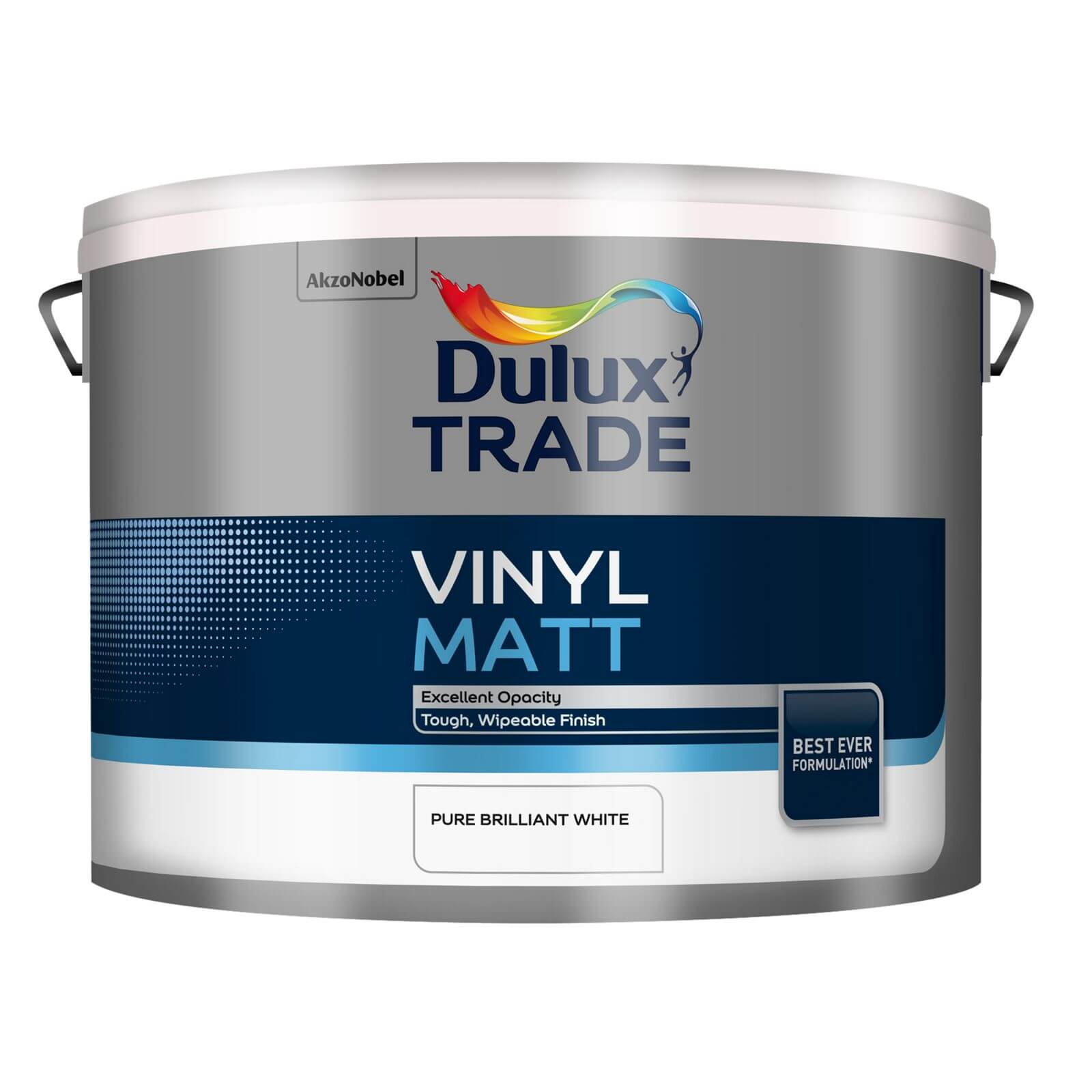 Photo of Dulux Trade Vinyl Pure Brilliant White - Matt Emulsion Paint - 10l