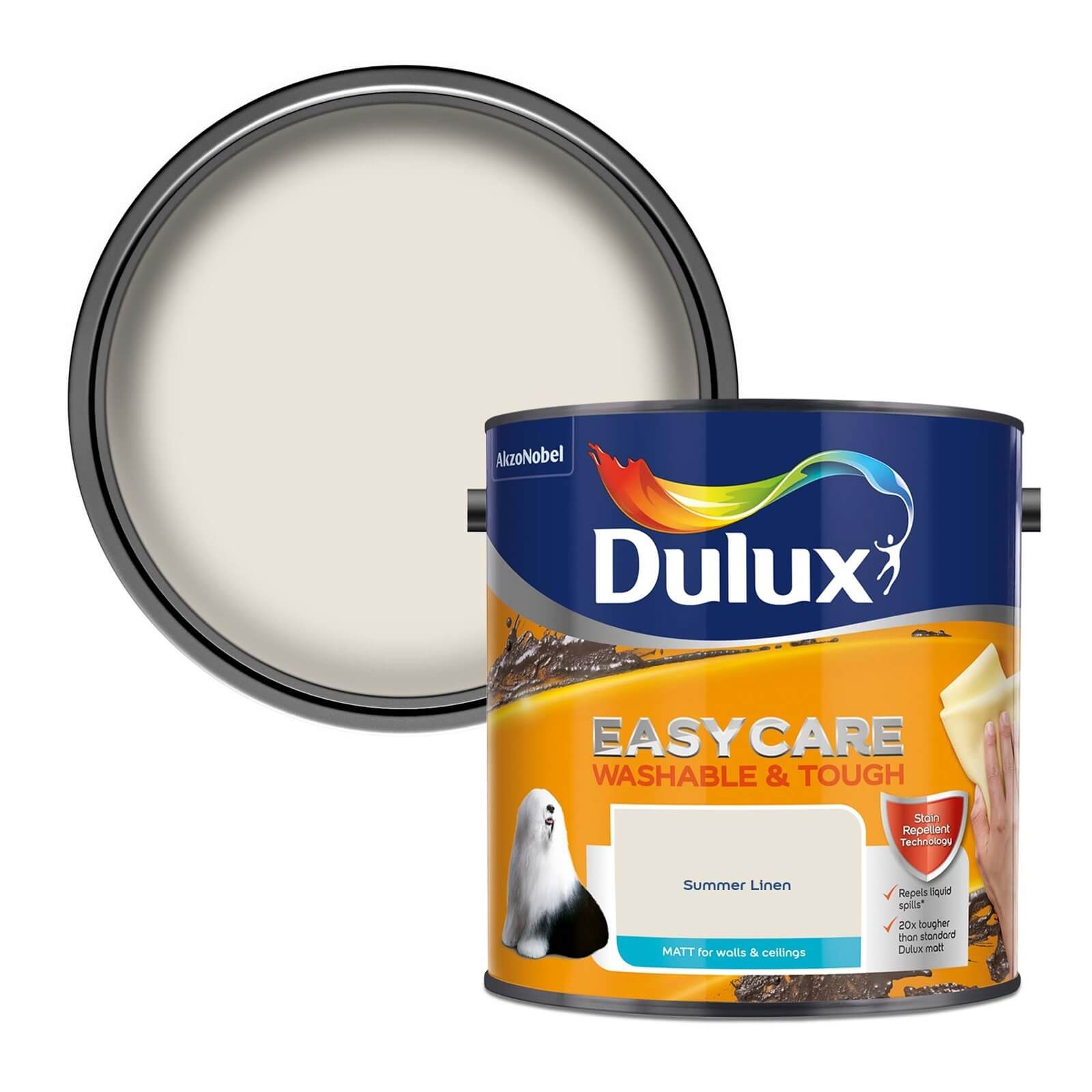 Dulux Easycare Washable & Tough Summer Linen Matt Paint - 2.5L