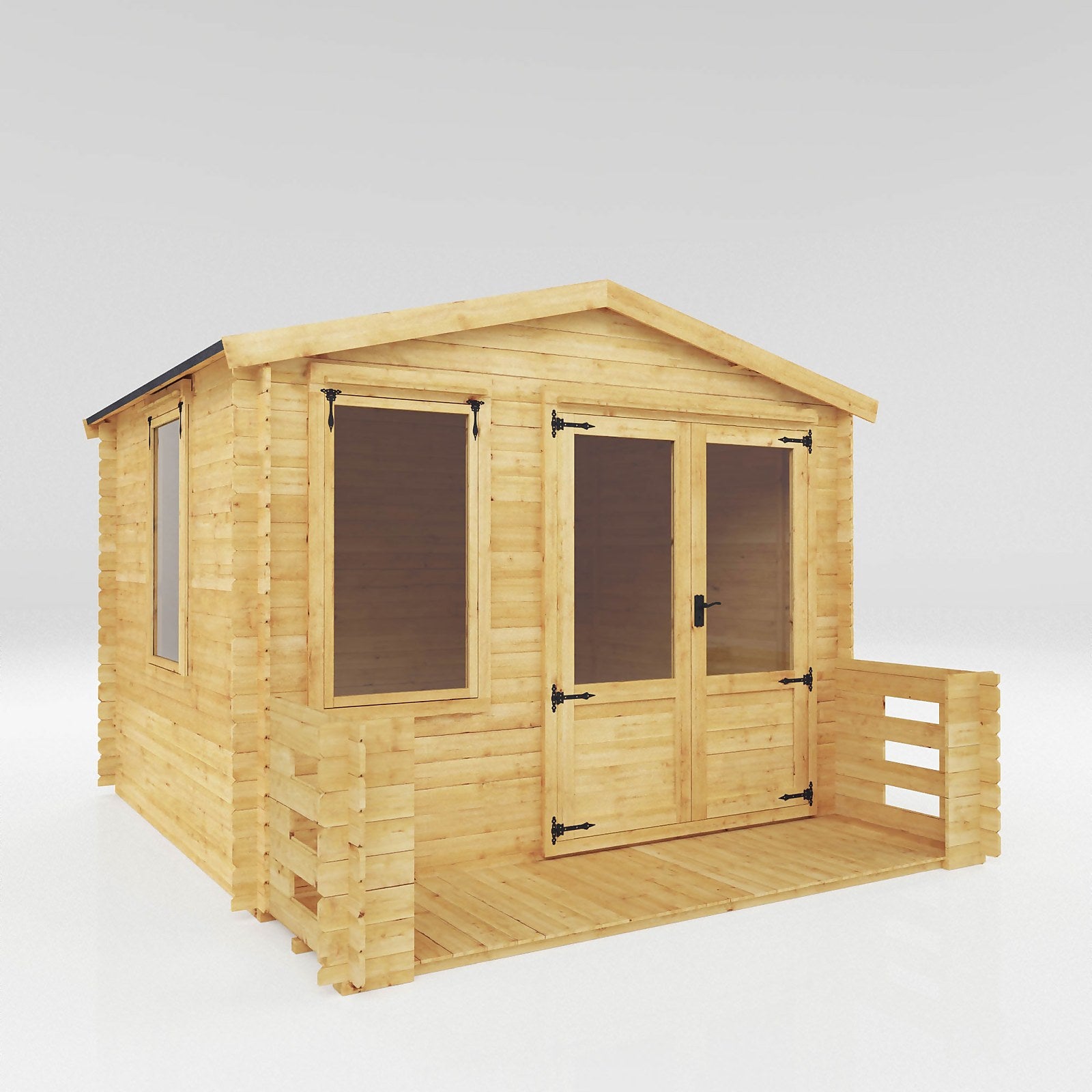 Mercia 3.3 x 3.7m Sherwood Log Cabin thumbnail