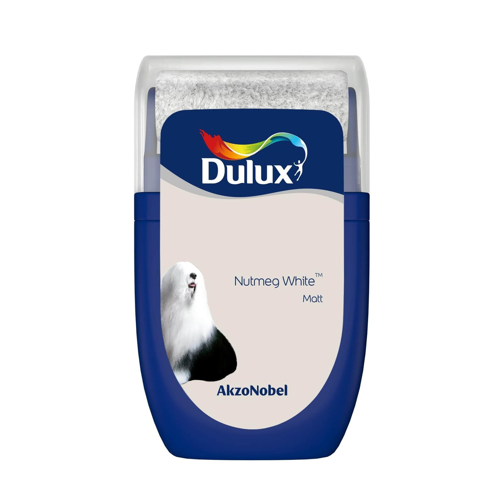 Dulux Matt Paint Nutmeg White - Tester 30ml
