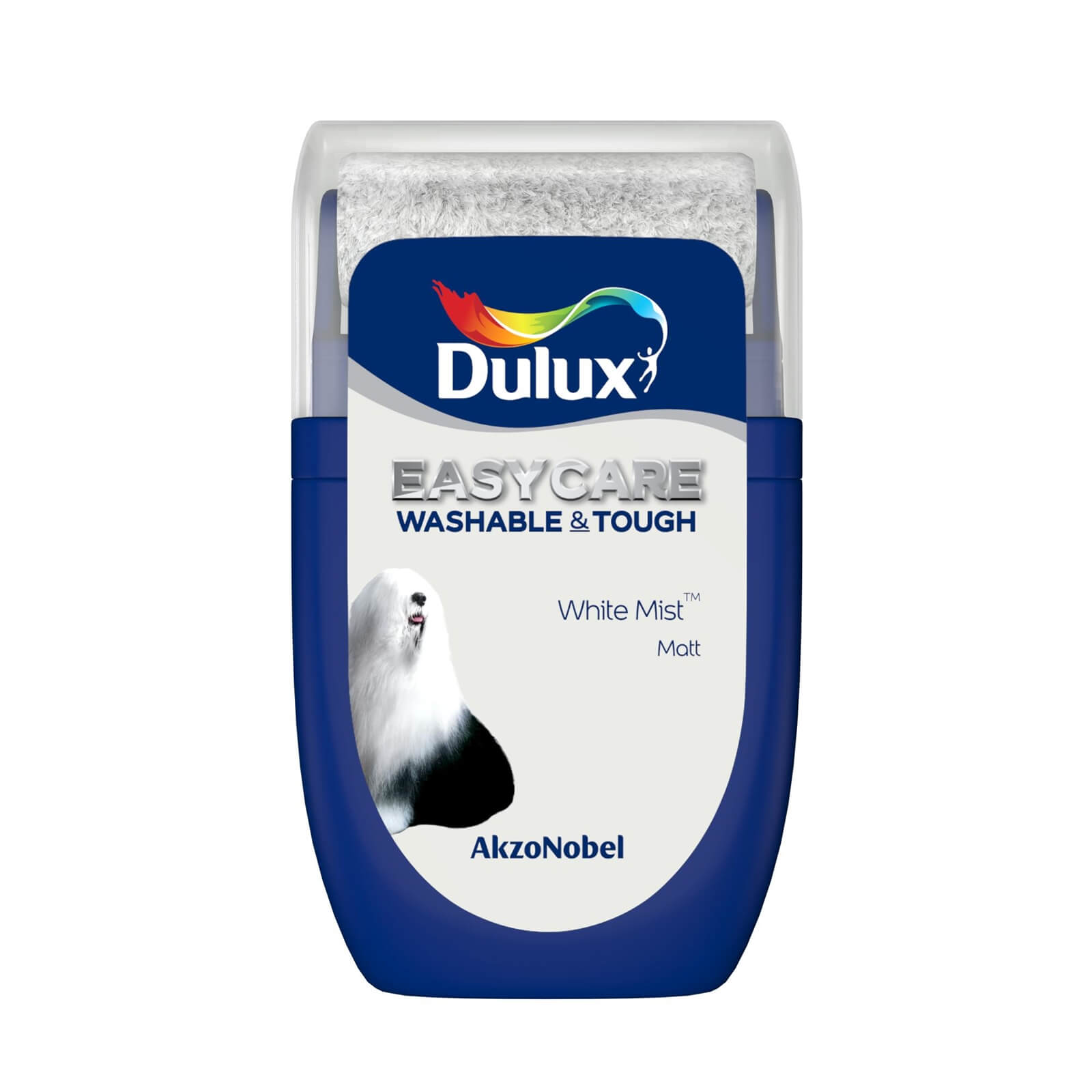Dulux Easycare Washable & Tough Matt Paint White Mist - Tester 30ml