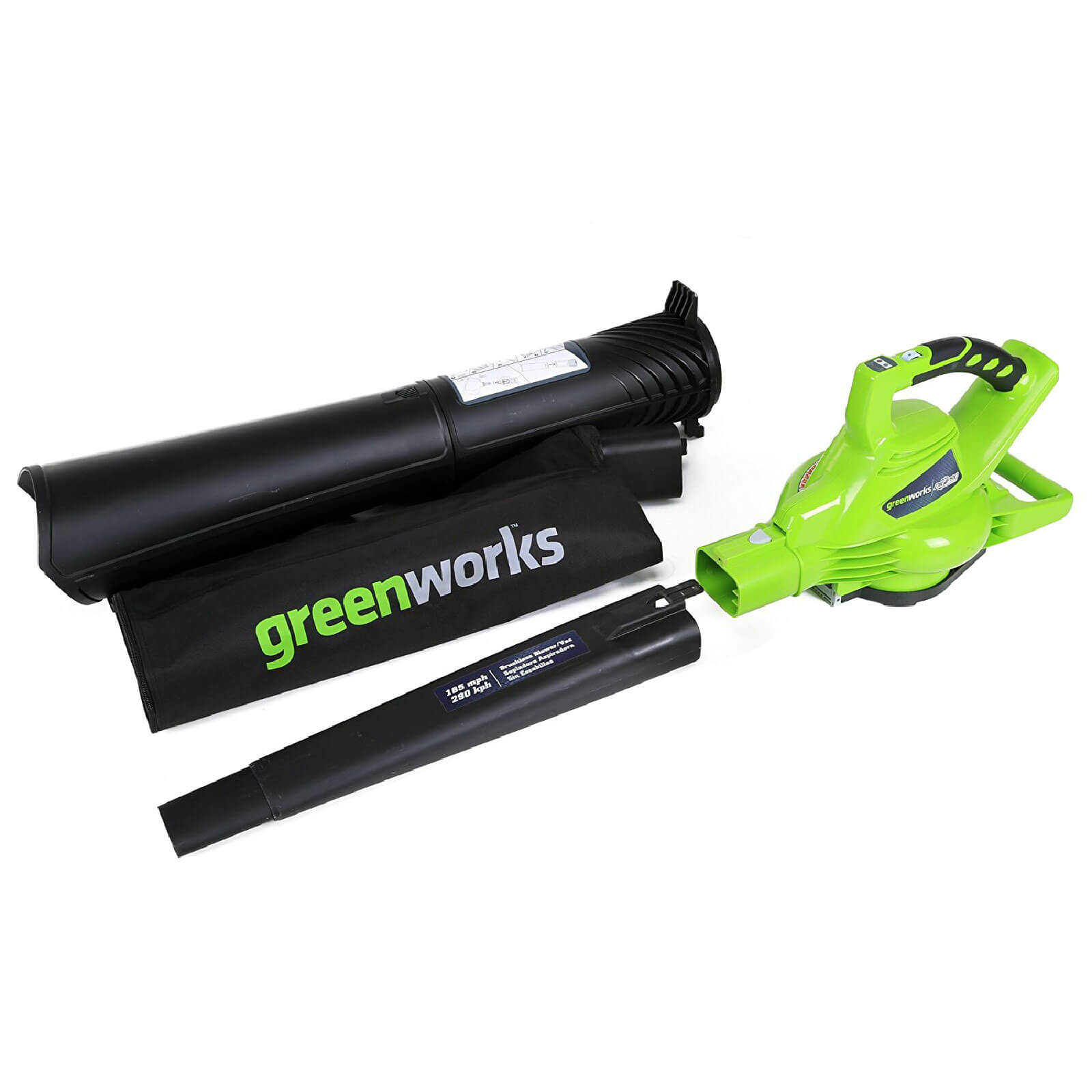 Greenworks Bladblazer/-zuiger zonder 40 V accu GD40BV 24227
