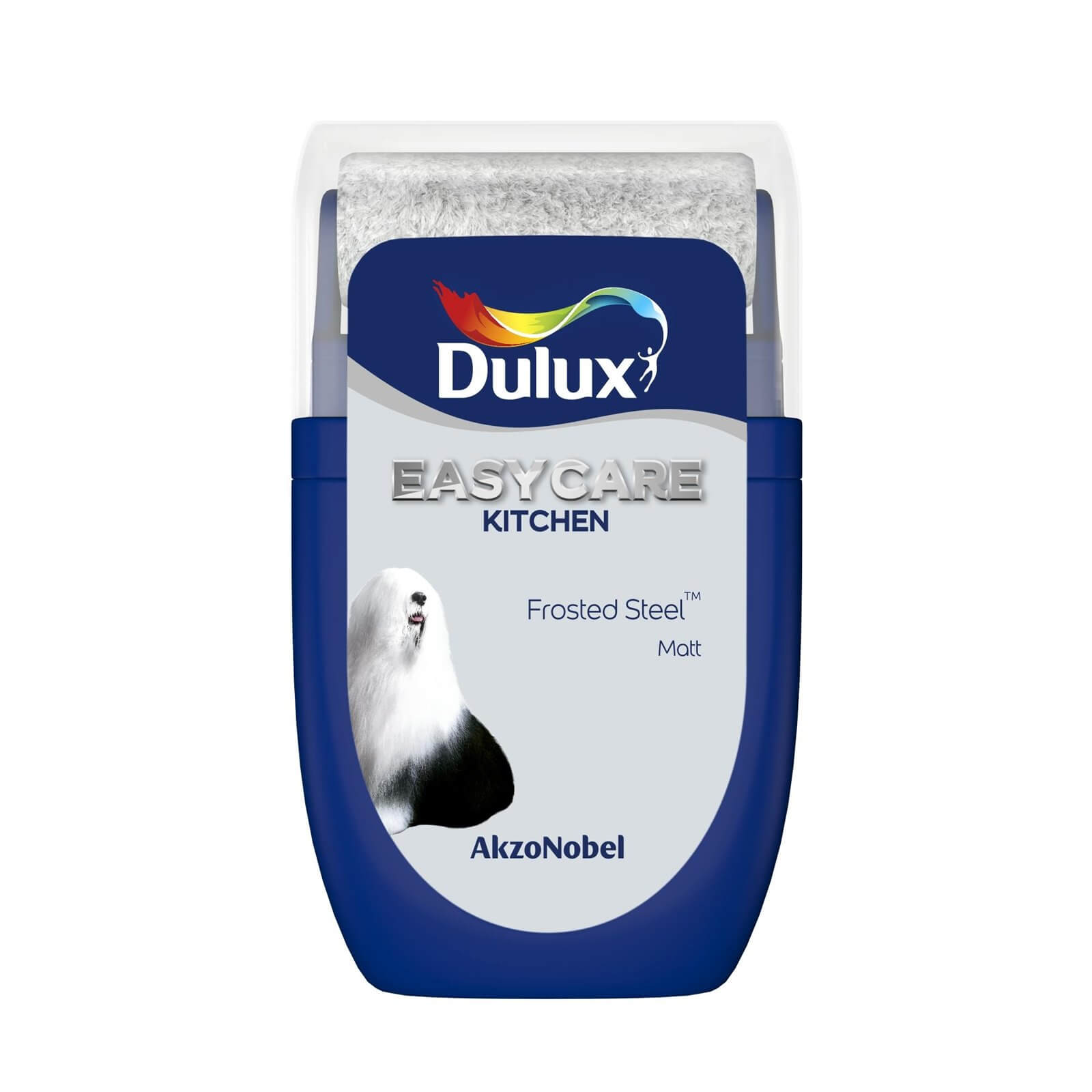 Dulux Easycare Kitchen Frosted Steel Tester Paint - 30ml