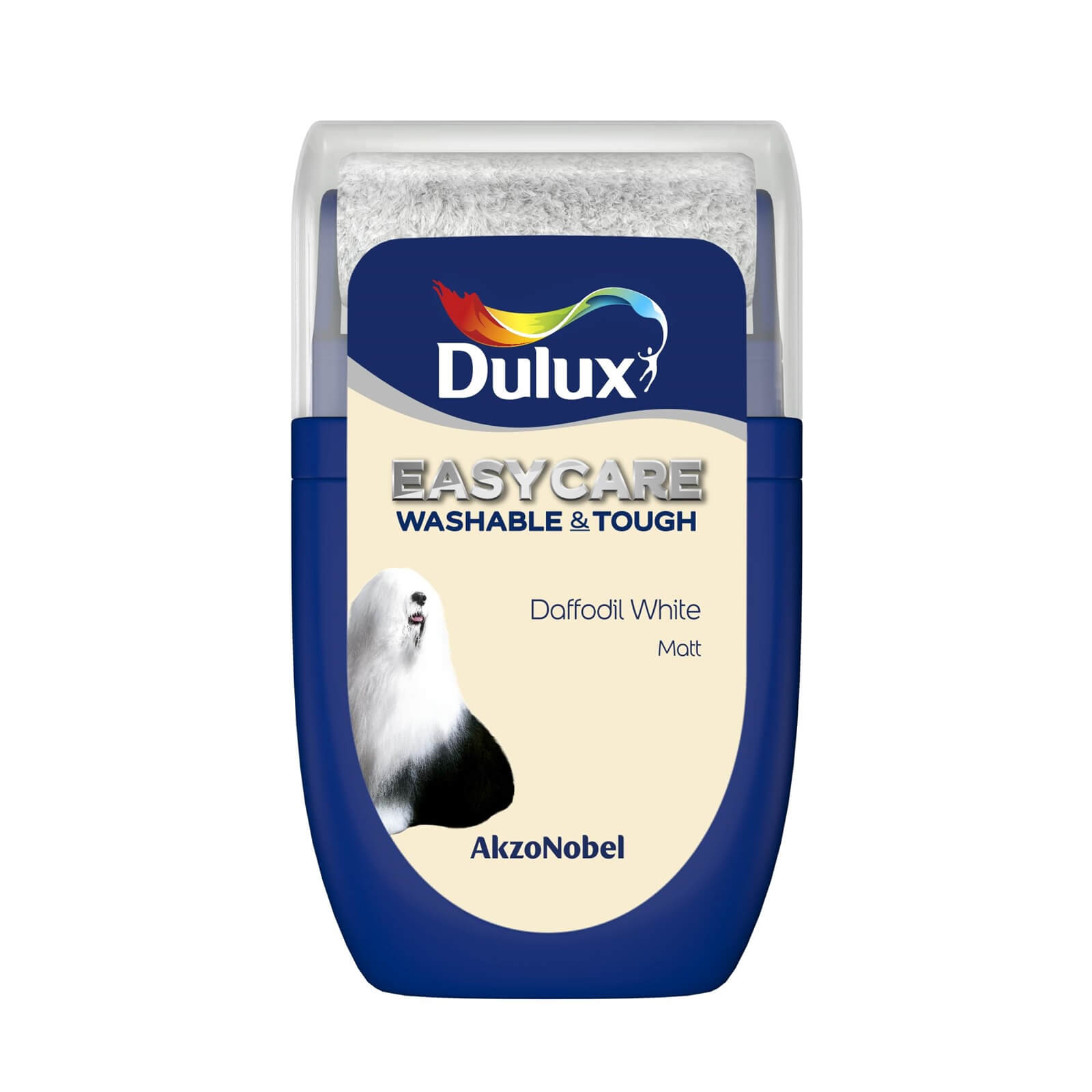 Dulux Easycare Washable & Tough Matt Paint Daffodil White - Tester 30ml