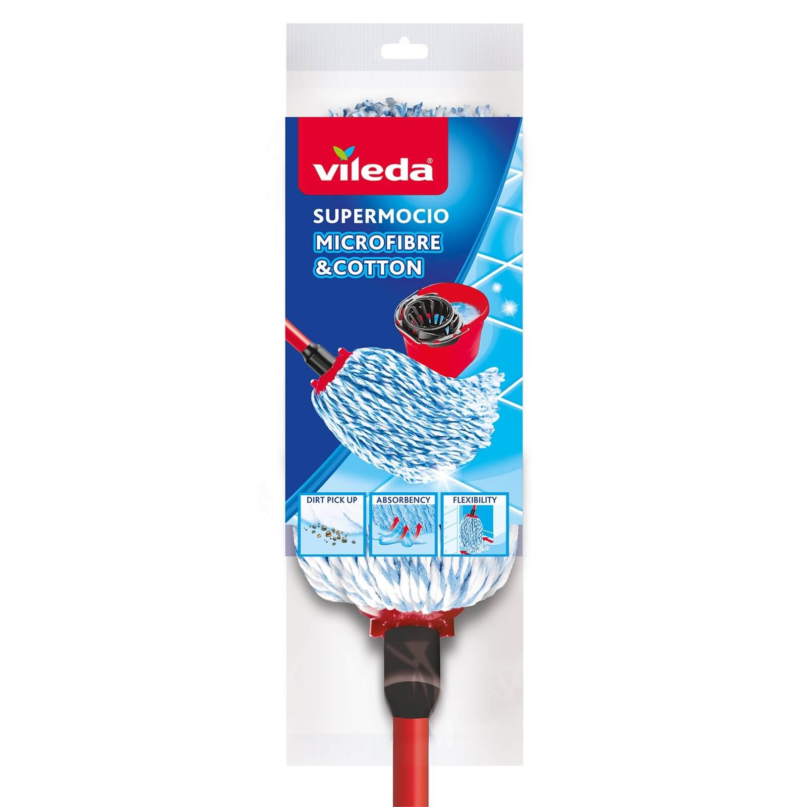 Vileda Vileda SuperMocio Microfibre & Cotton Mop Red | 