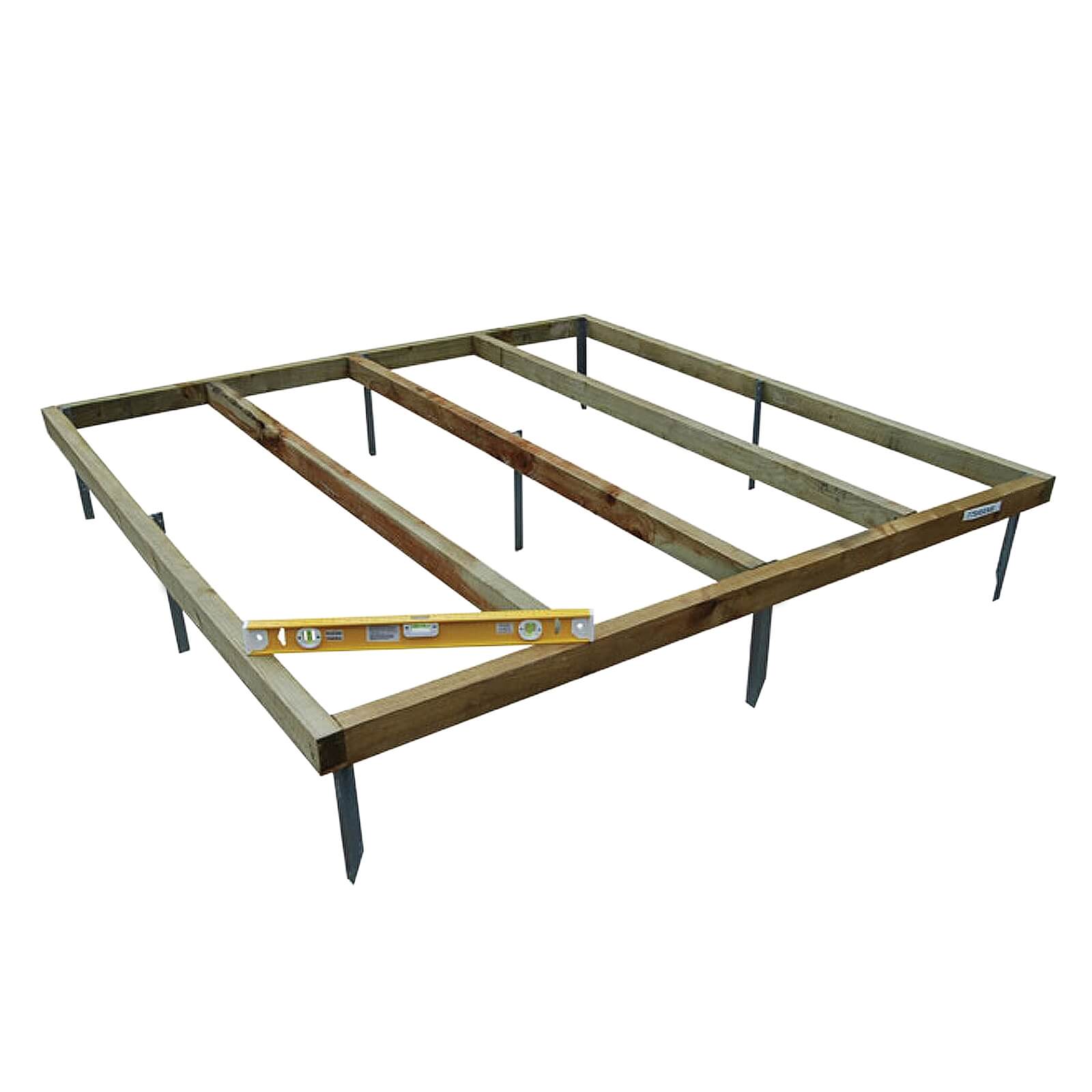 Forest Garden - 8x6ft Forest Wooden Shed Base for Forest Shiplap and Tongue & Groove Sheds - incl. Installation thumbnail