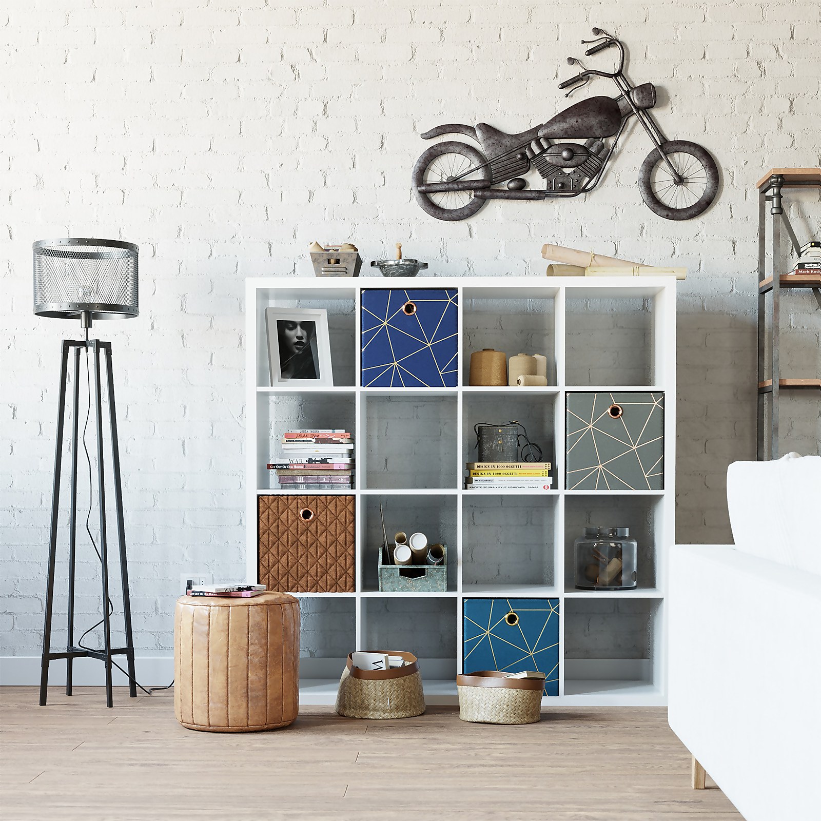 Clever Cube 4X4 Storage Unit - White