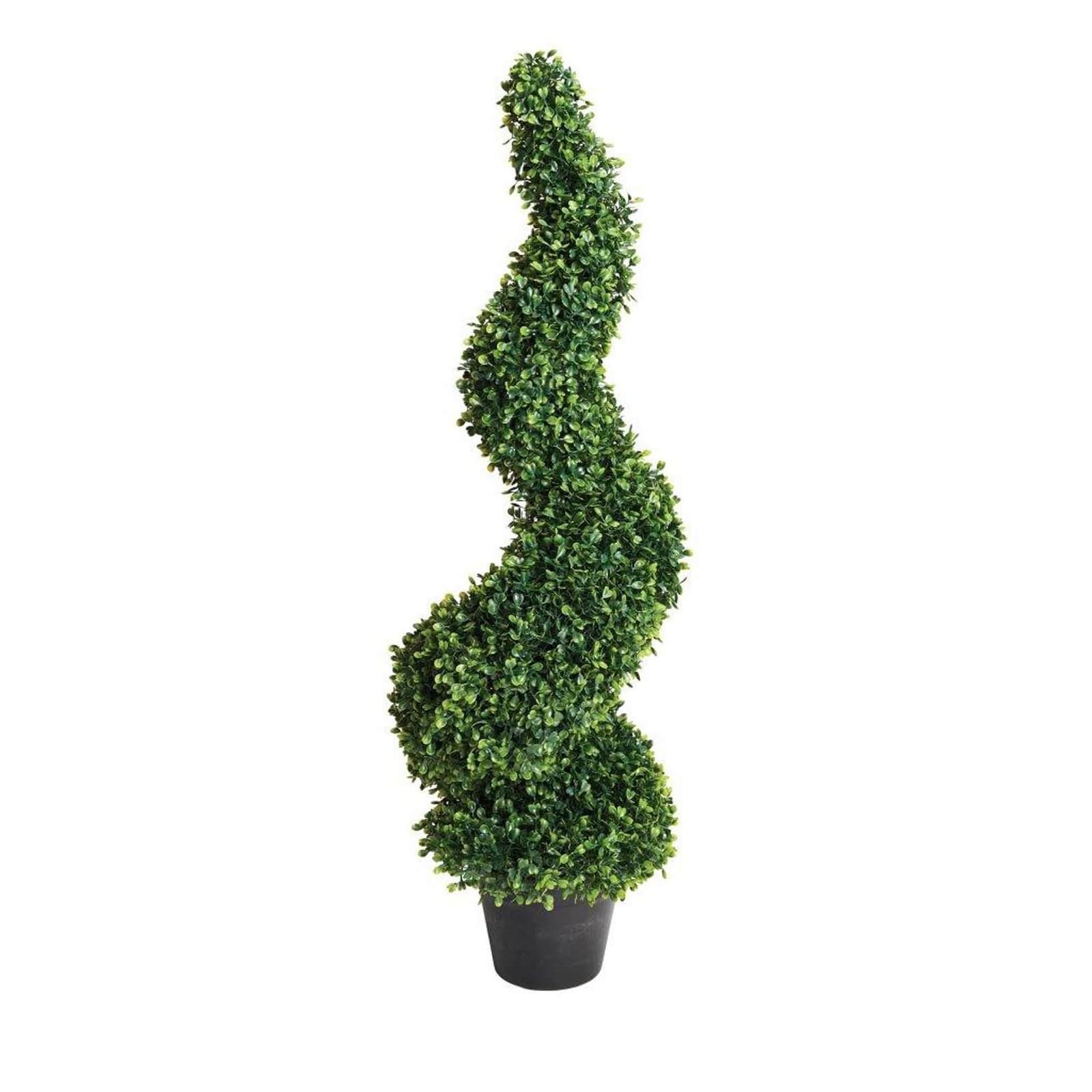 Photo of Small Spiral Artificial Topiary Tree