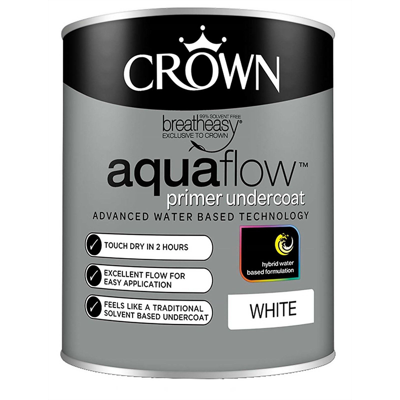 Photo of Crown Pure Brilliant White Aquaflow Undercoat - 750ml