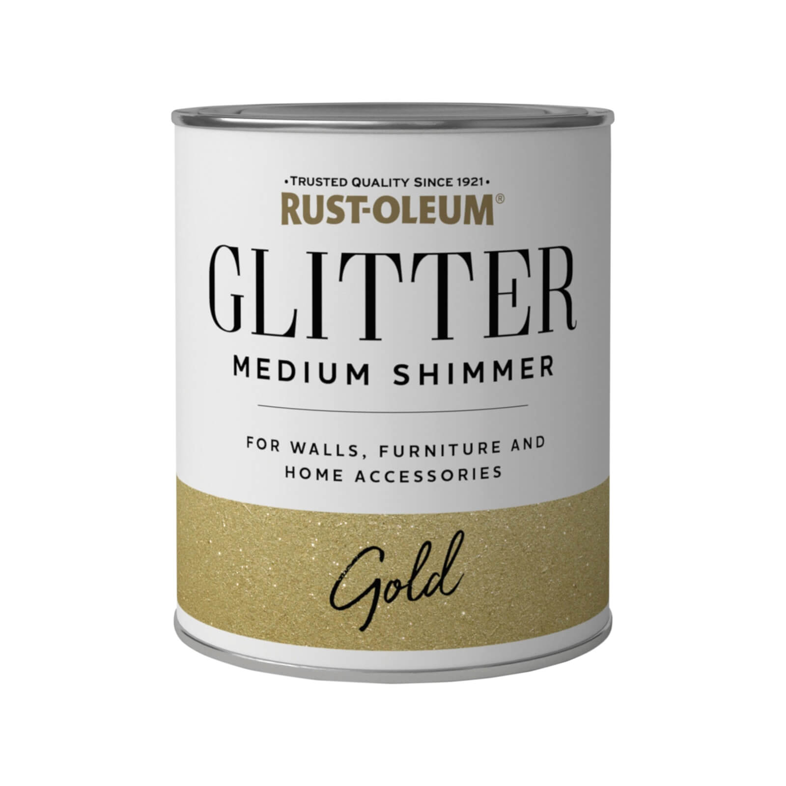 Photo of Rust-oleum Medium Shimmer Gold Glitter - 250ml