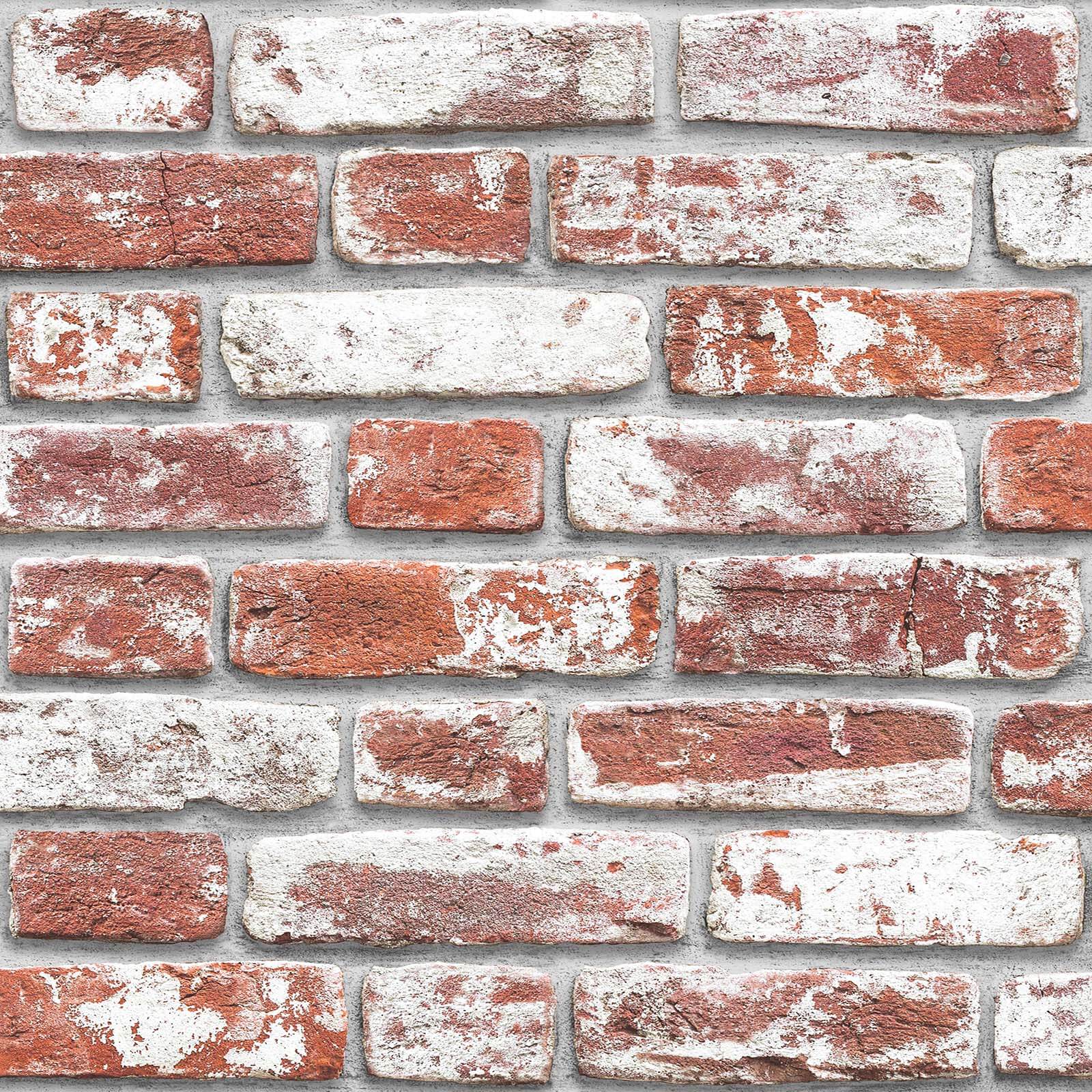 Photo of Fresco House Brick Red Wallpaper