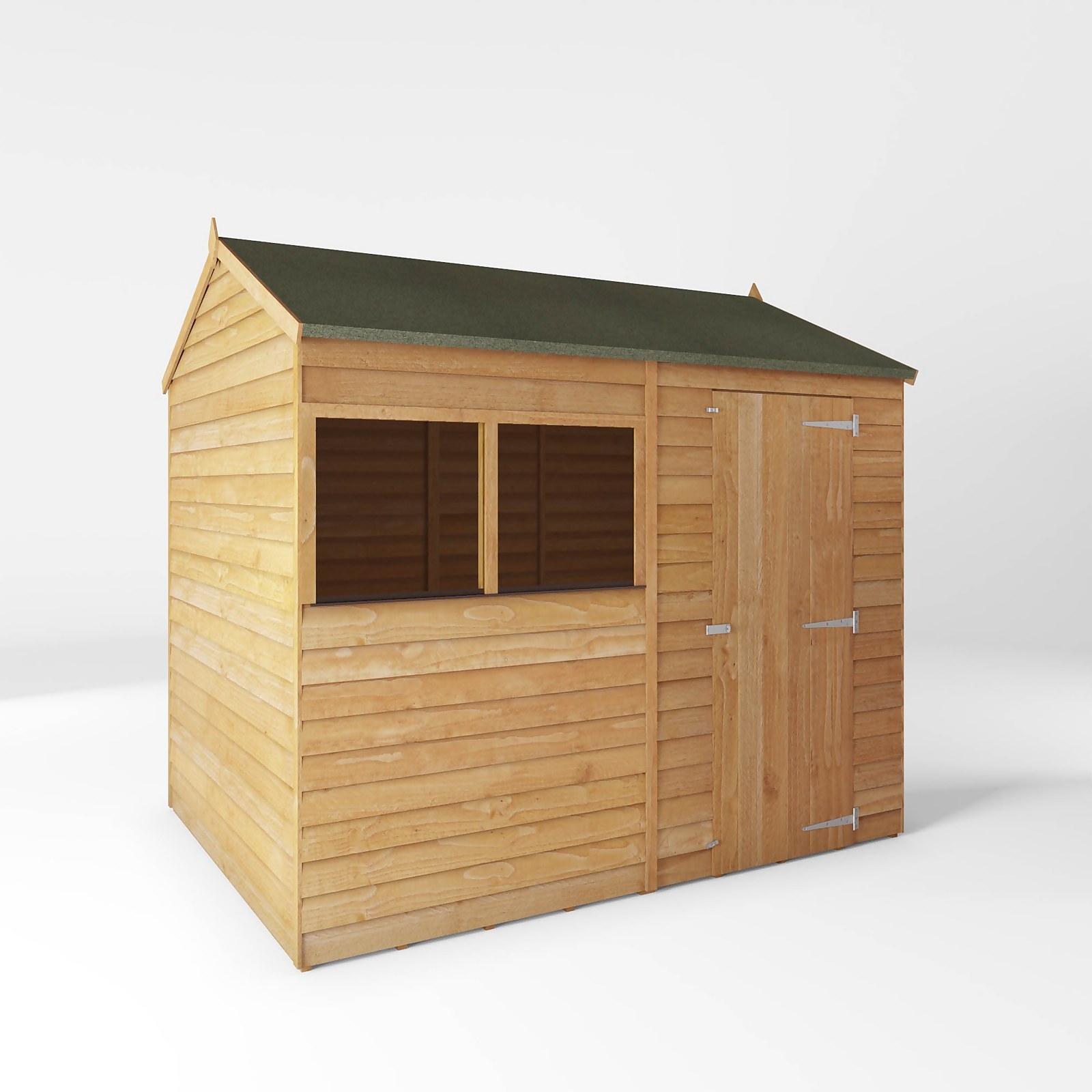 Mercia 8 x 6ft Overlap Reverse Apex Shed