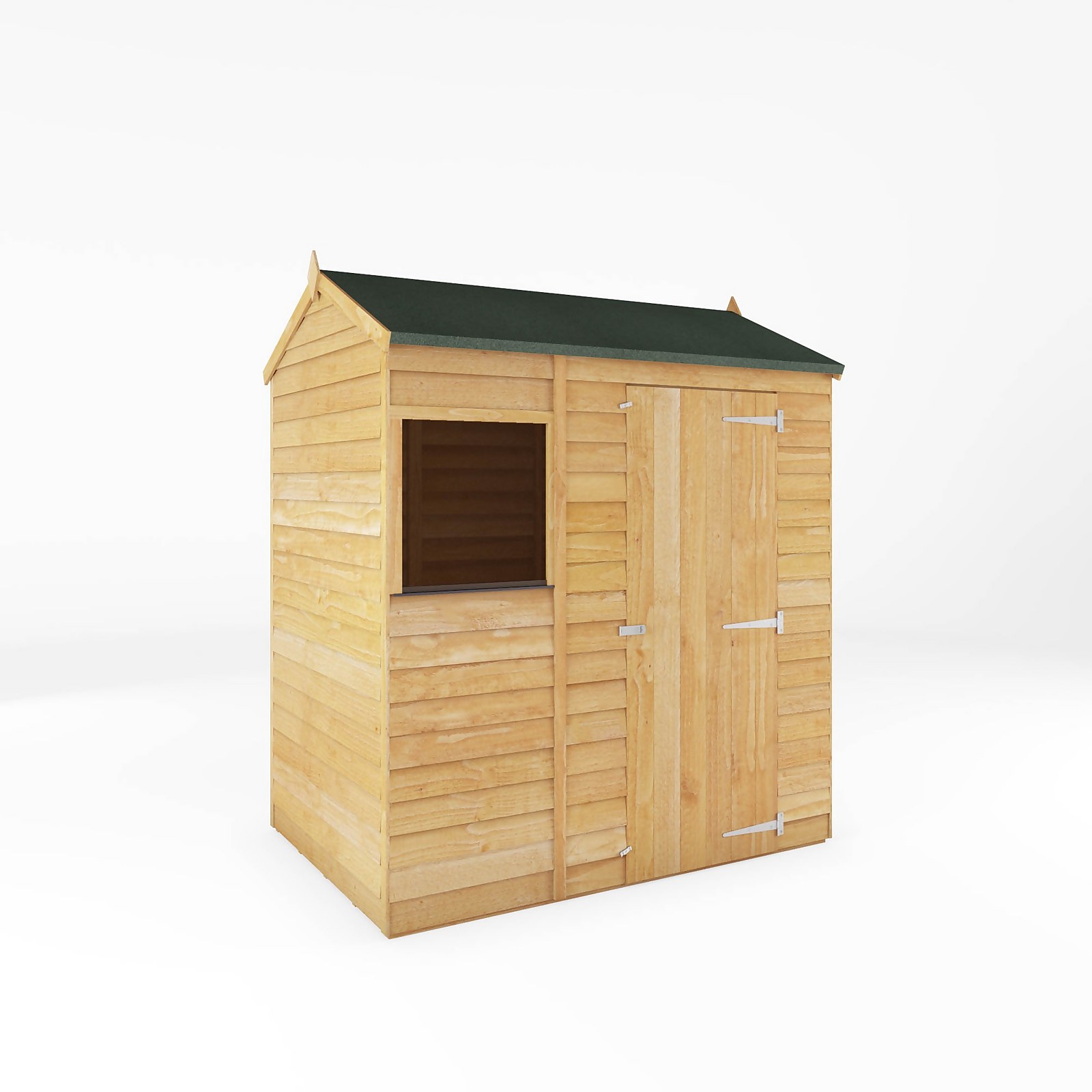 Mercia 6 x 4ft Overlap Reverse Apex Shed