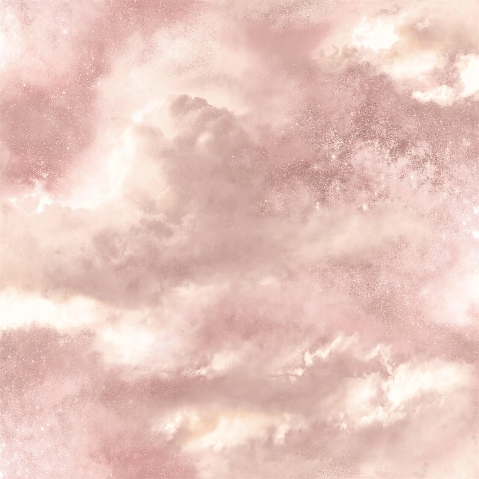 Photo of Arthouse Diamond Galaxy Clouds Textured Glitter Blush Pink Wallpaper