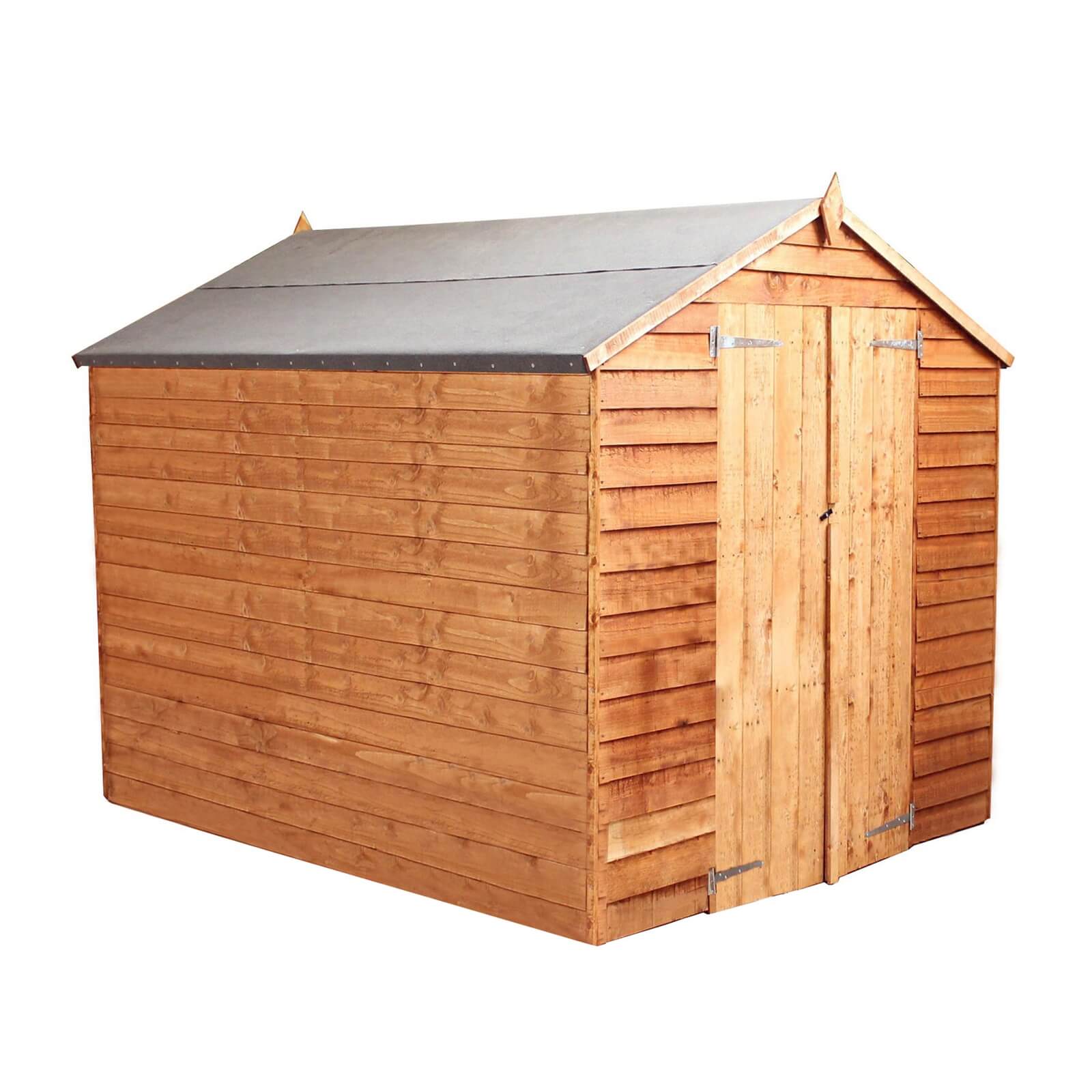 Mercia 8 x 6ft Overlap Apex Windowless Shed - Installation Included