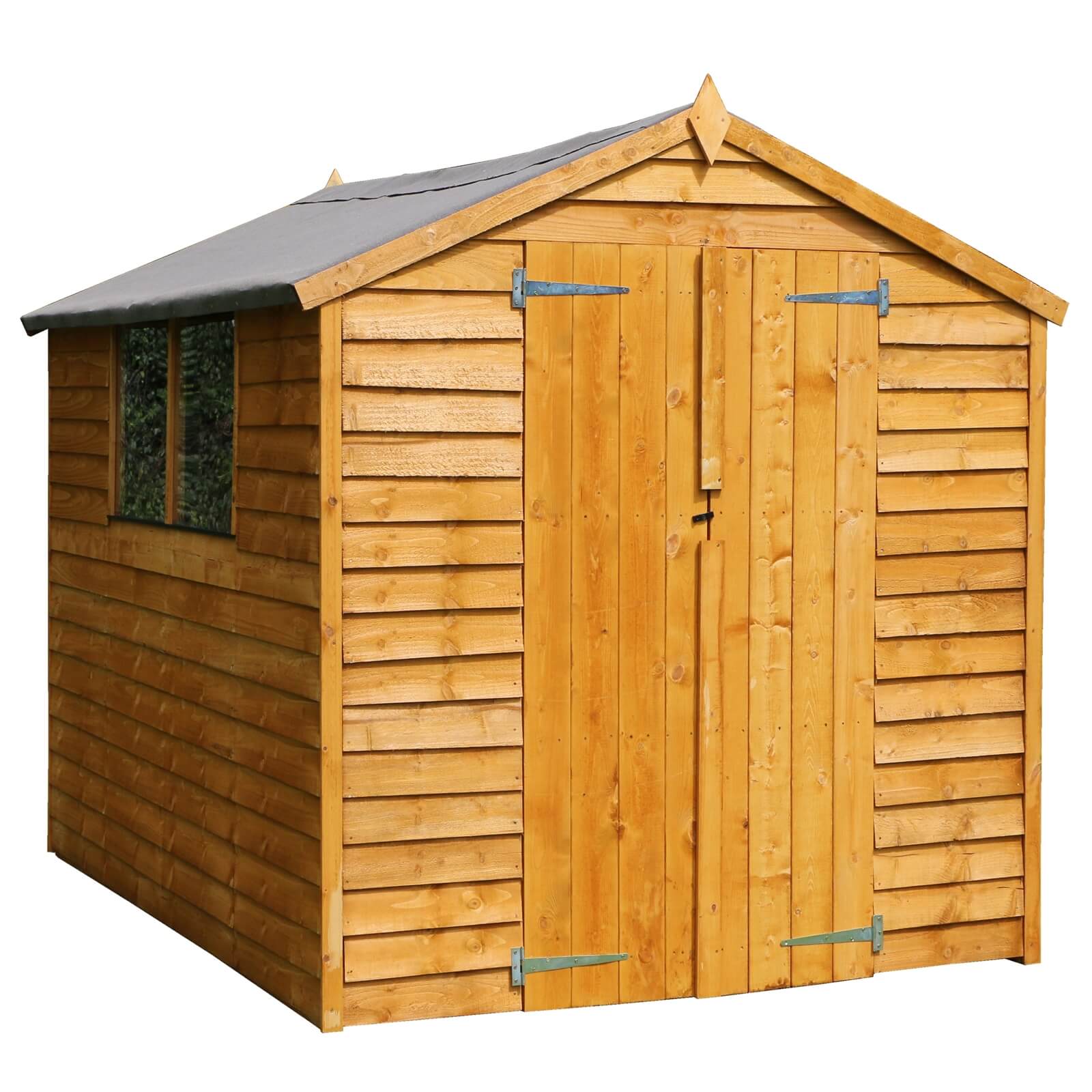 Mercia 8 x 6ft Overlap Apex Shed - Installation Included