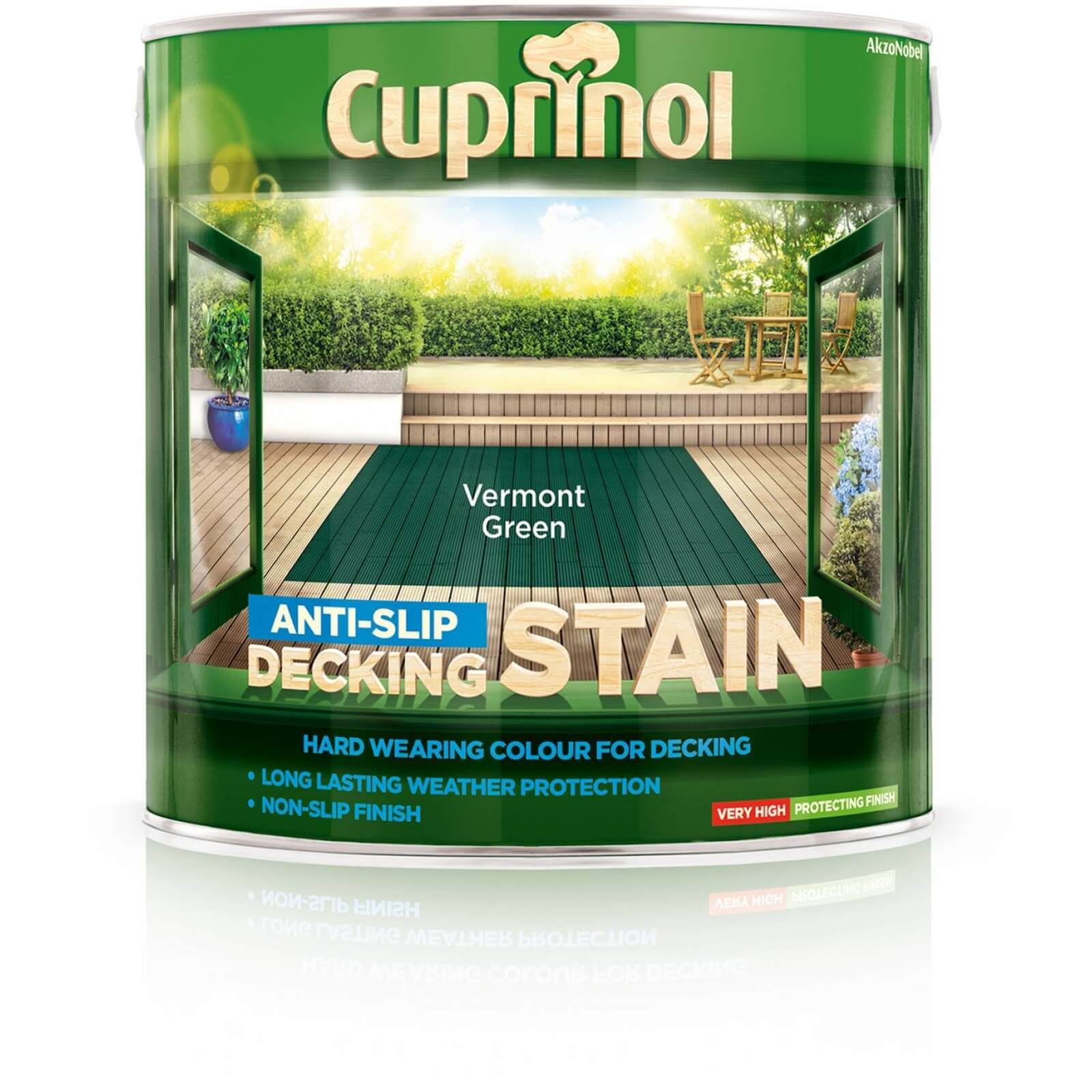 Cuprinol Decking Stain - Vermount Green - 2.5L