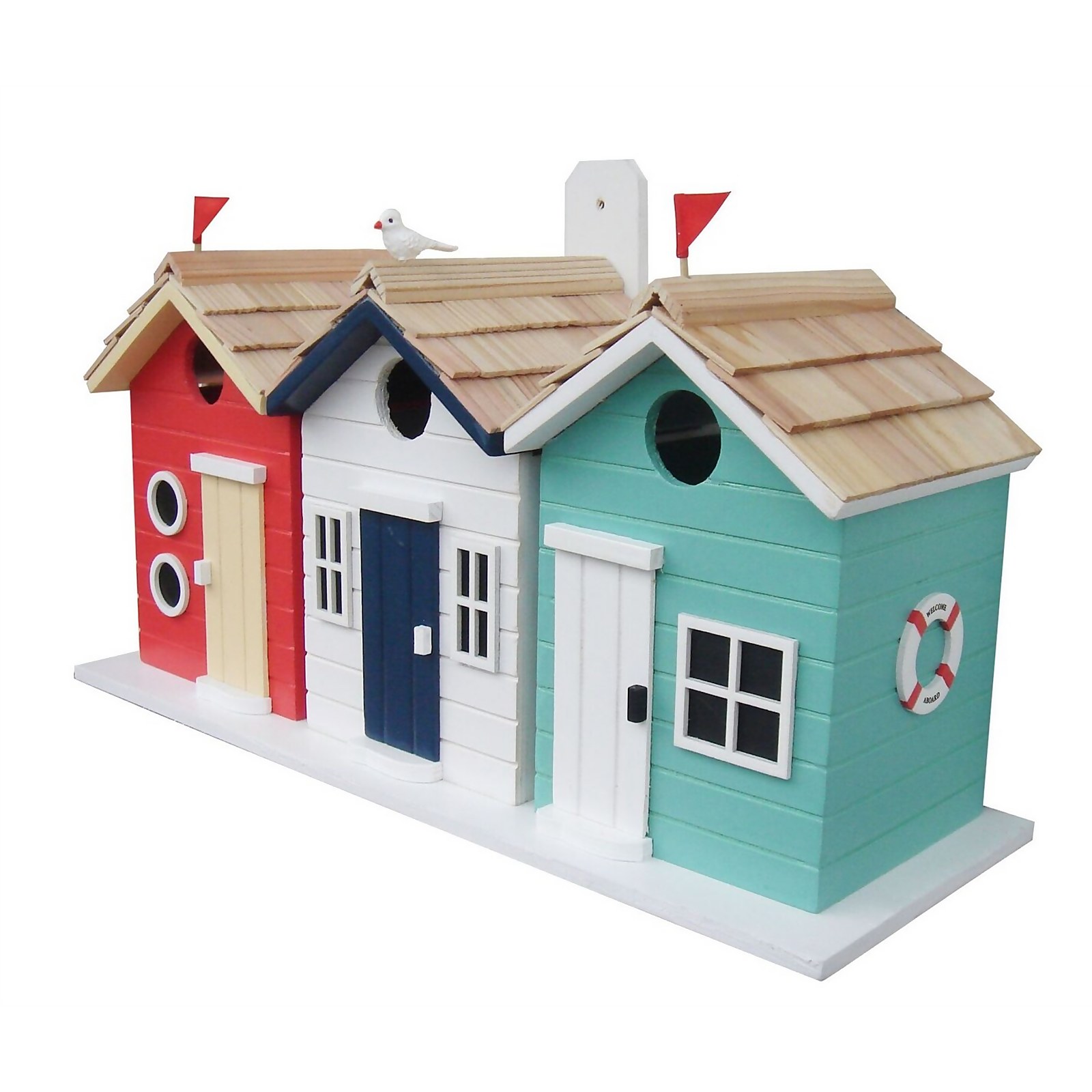 3-in-1 Beach Hut Bird House