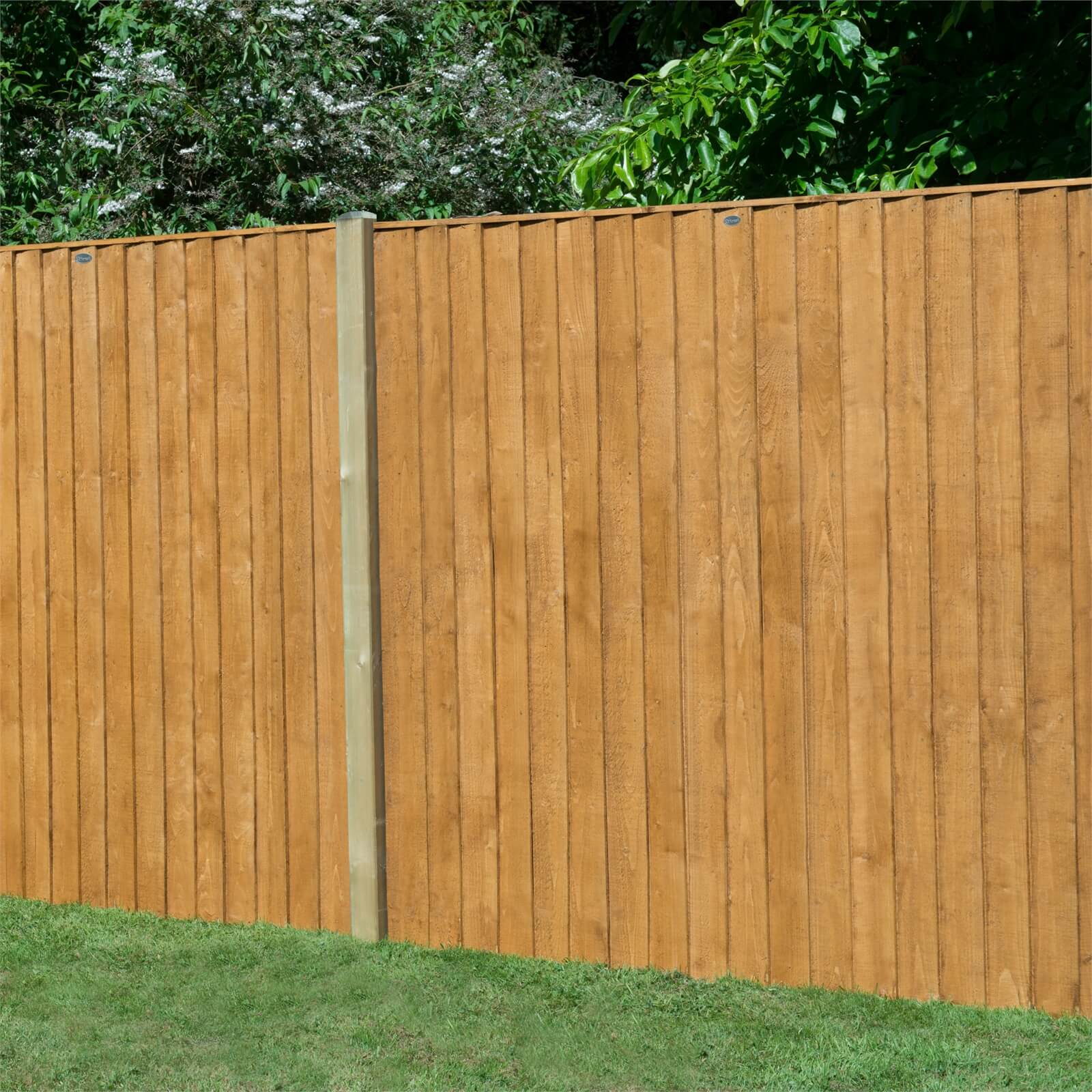 Forest Featherdge Fence Panel - 6ft - Pack of 4