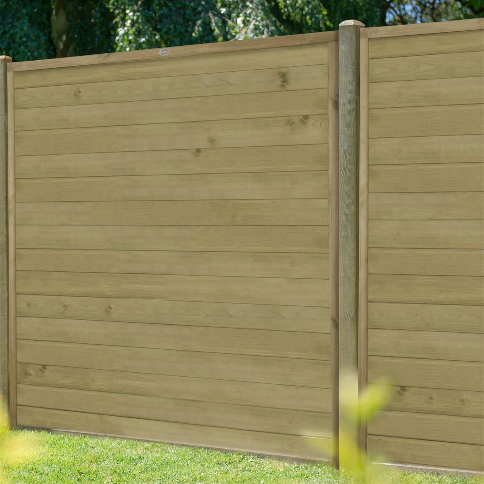 Photo of Horizontal Tongue & Groove Fence Panel - 5ft - Pack Of 4