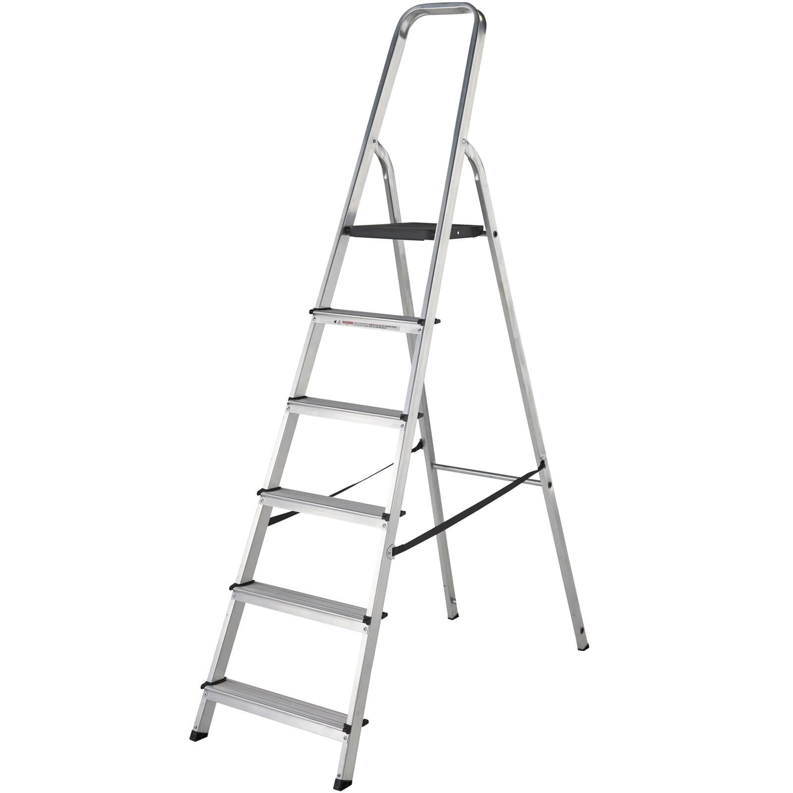 Photo of Werner High Handrail Step Ladder - 6 Tread