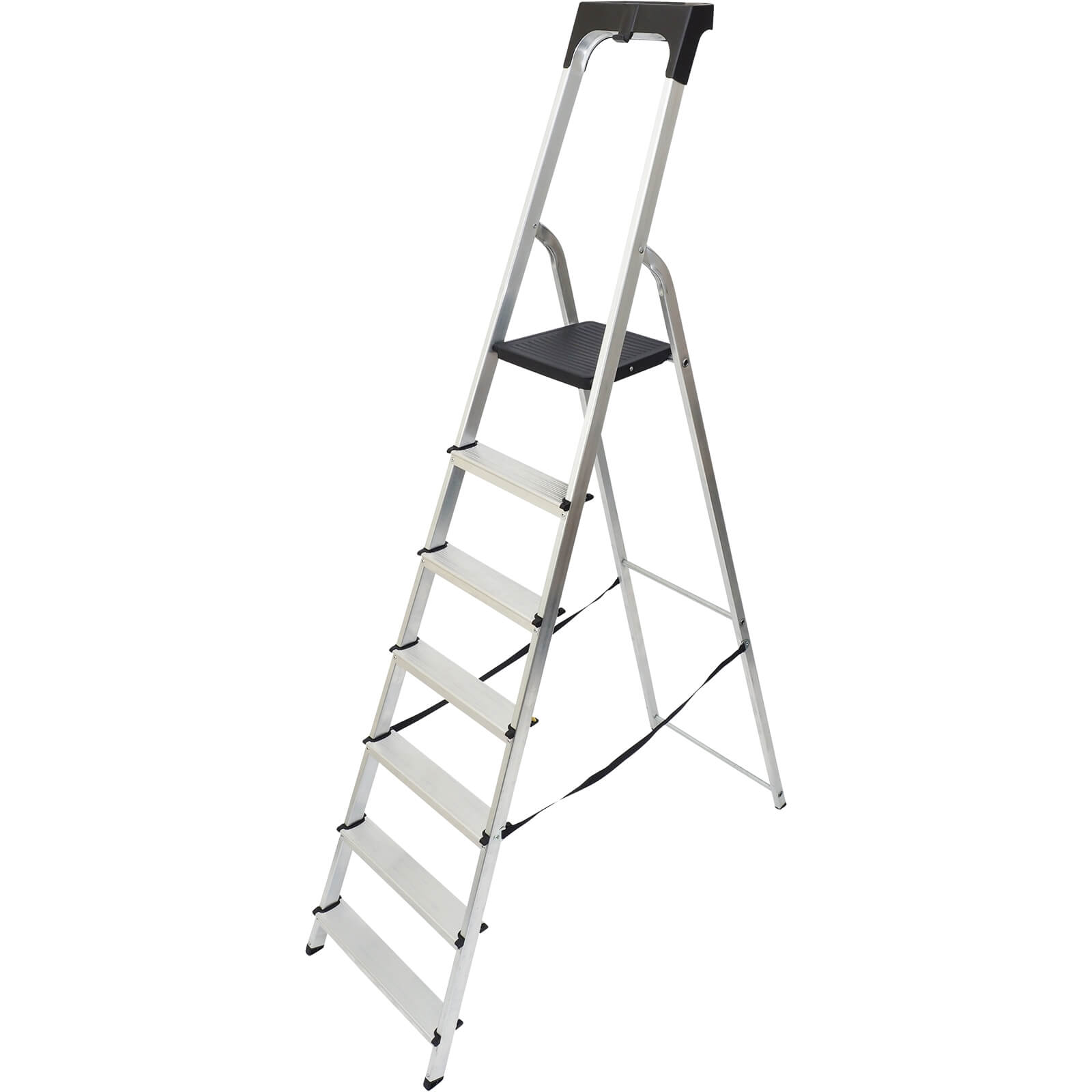 Photo of Werner High Handrail Step Ladder With Tool Tray - 7 Tread
