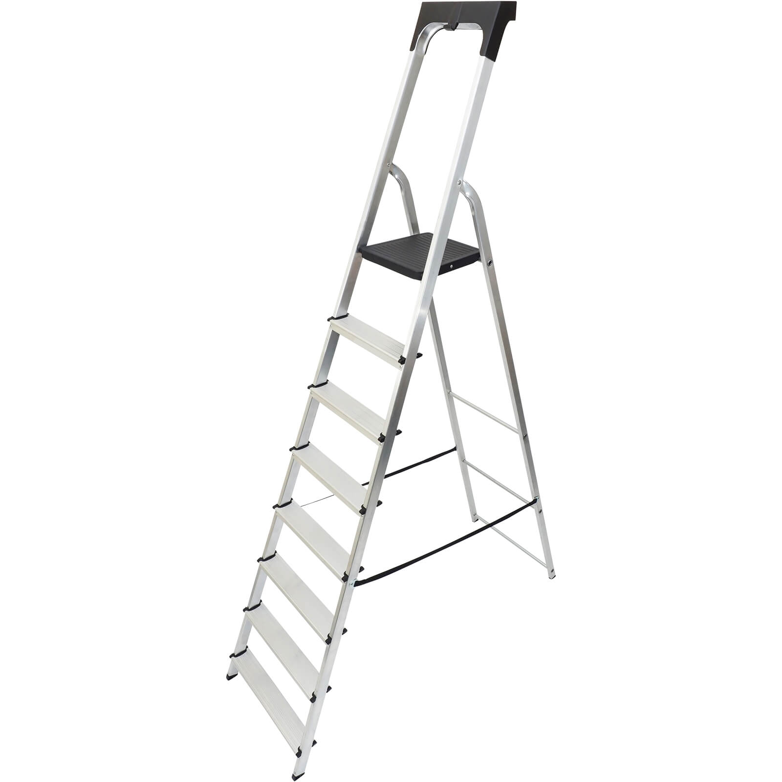 Photo of Werner High Handrail Step Ladder With Tool Tray - 8 Tread