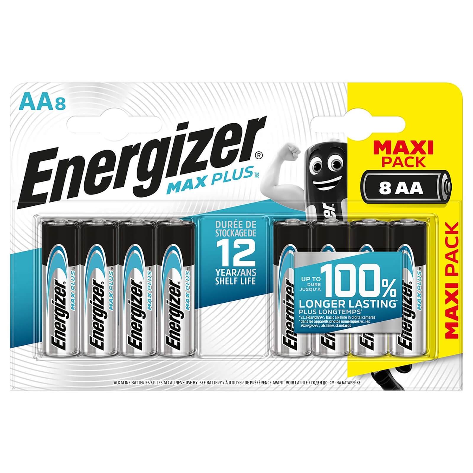 Photo of Energizer Max Plus Alkaline Aa Batteries - 8 Pack