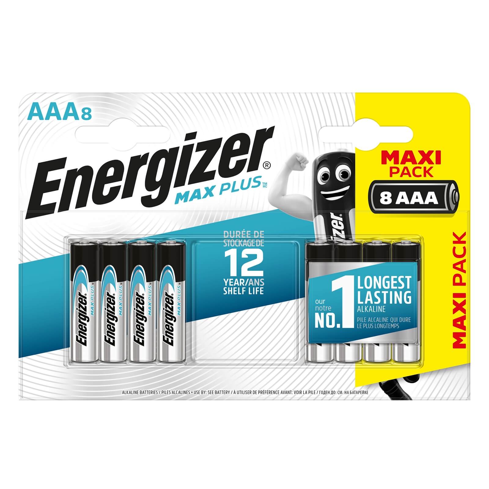 Photo of Energizer Max Plus Alkaline Aaa Batteries - 8 Pack