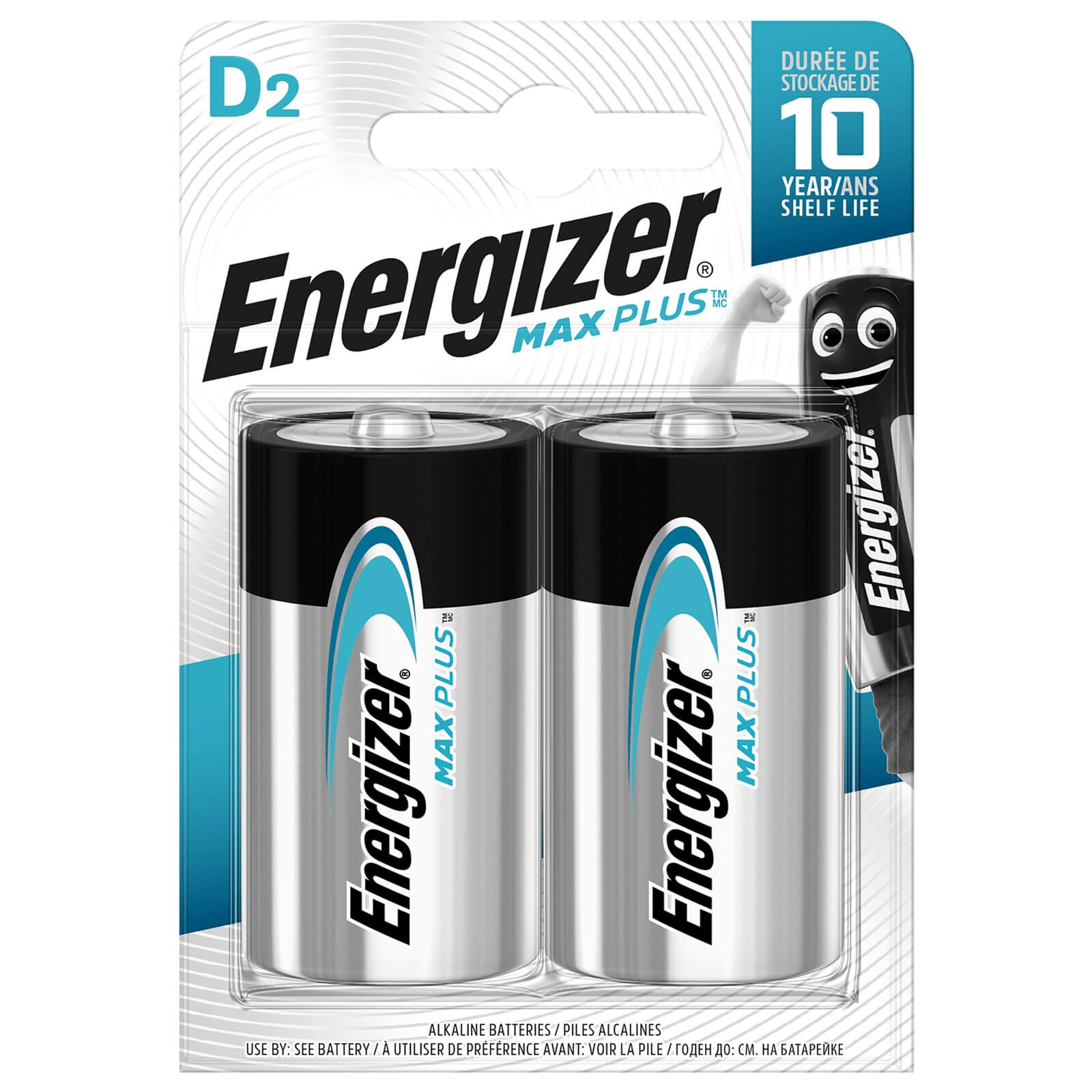 Photo of Energizer Max Plus Alkaline D Batteries - 2 Pack