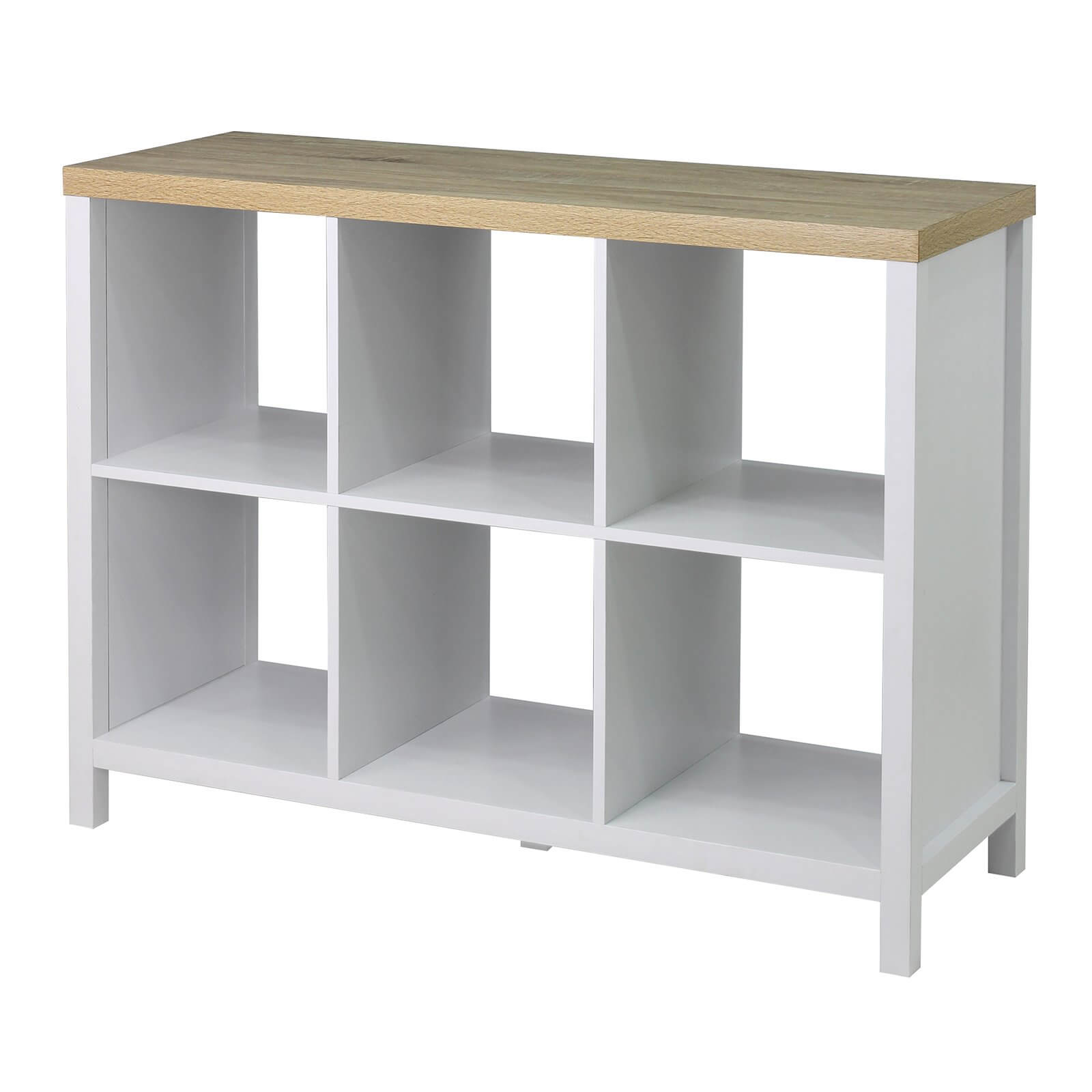 Clever Cube 2x3 Storage Unit with Legs - White