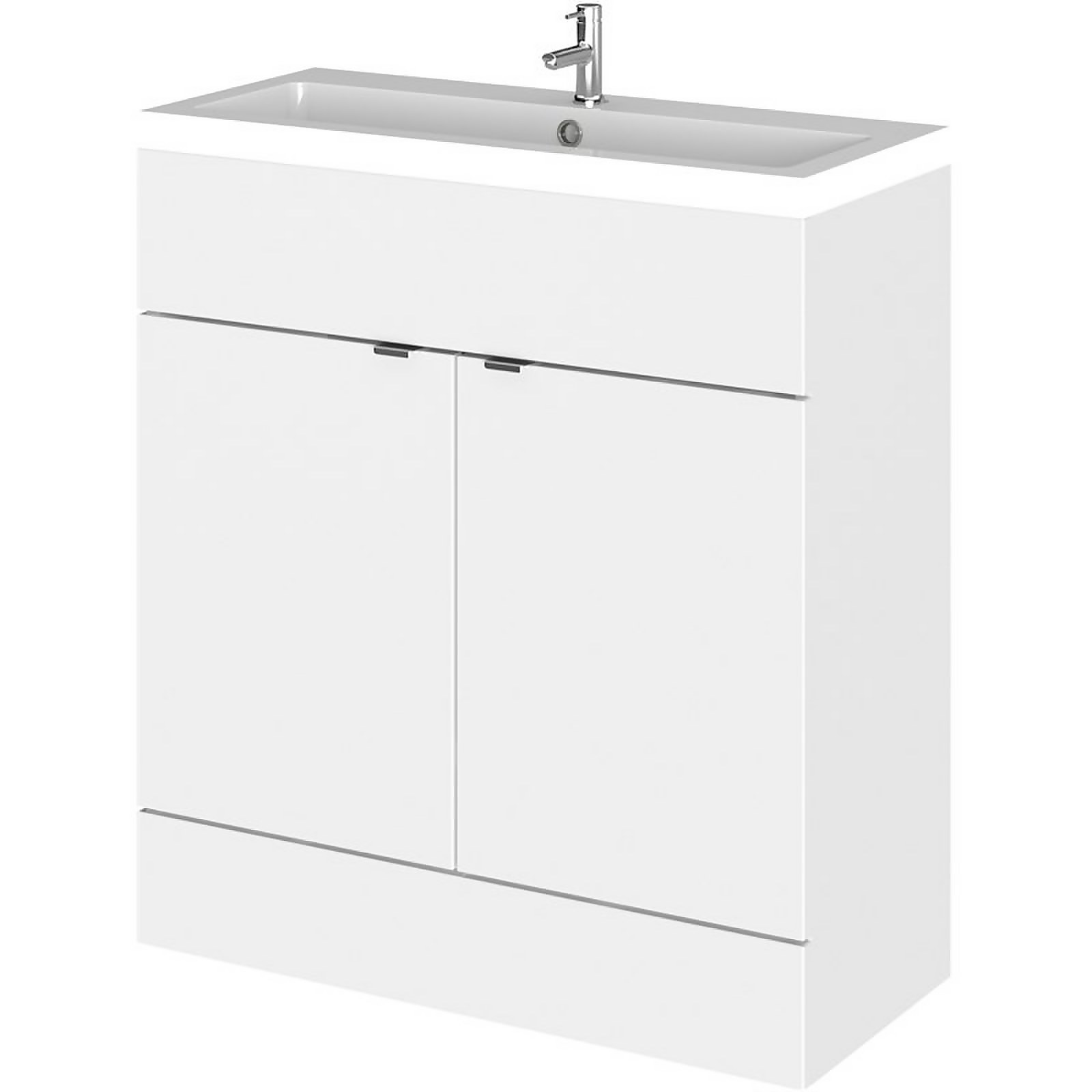 Photo of Balterley Dynamic 800mm Vanity Unit With Basin - Gloss White