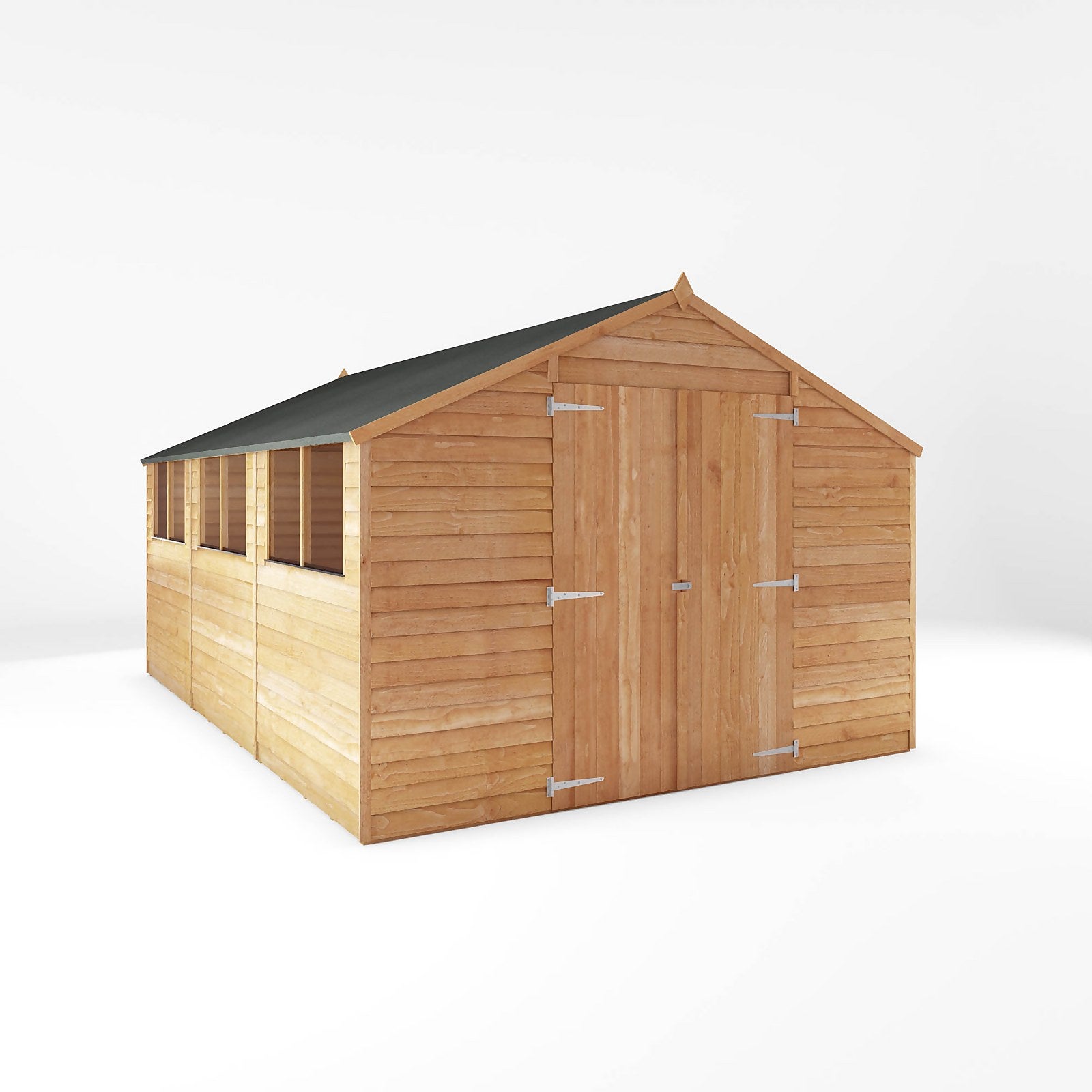Mercia 15 x 10ft Overlap Apex Shed - incl. Installation thumbnail