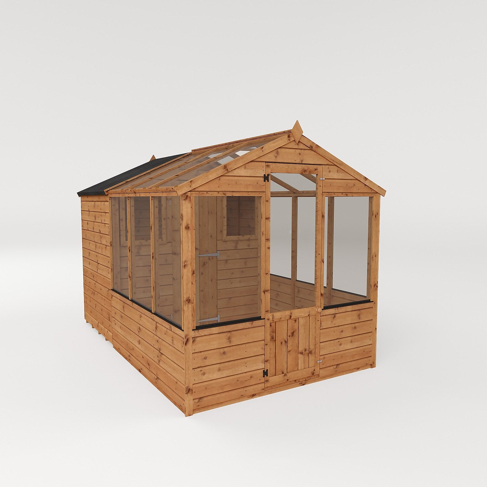 Mercia 10 x 6ft Traditional Apex Greenhouse Combi - Installation Included thumbnail