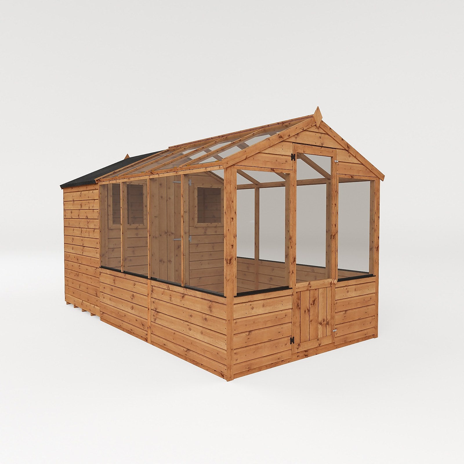 Mercia 12 x 6ft Traditional Apex Greenhouse Combi - Installation Included thumbnail