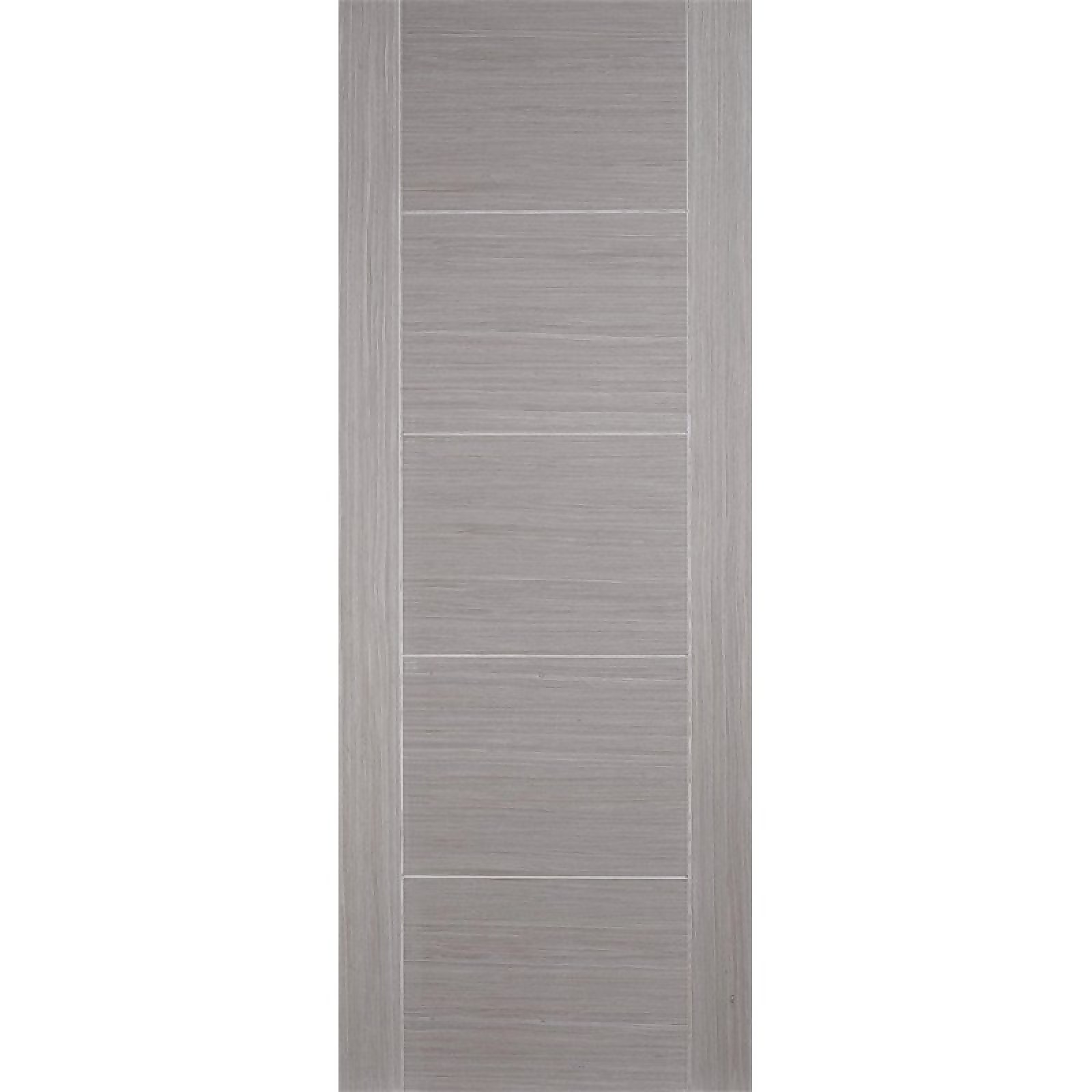 Vancouver Internal Prefinished Light Grey 5 Panel Fire Door - 762 x 1981mm