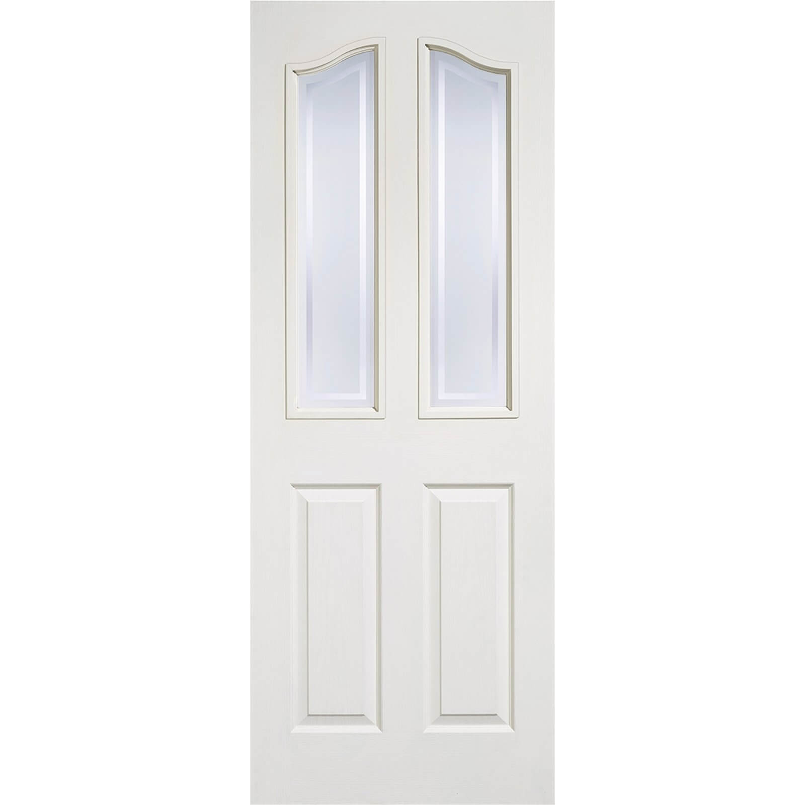 Photo of Mayfair Internal Primed White 2 Panel 2 Lite Door - 686 X 1981mm