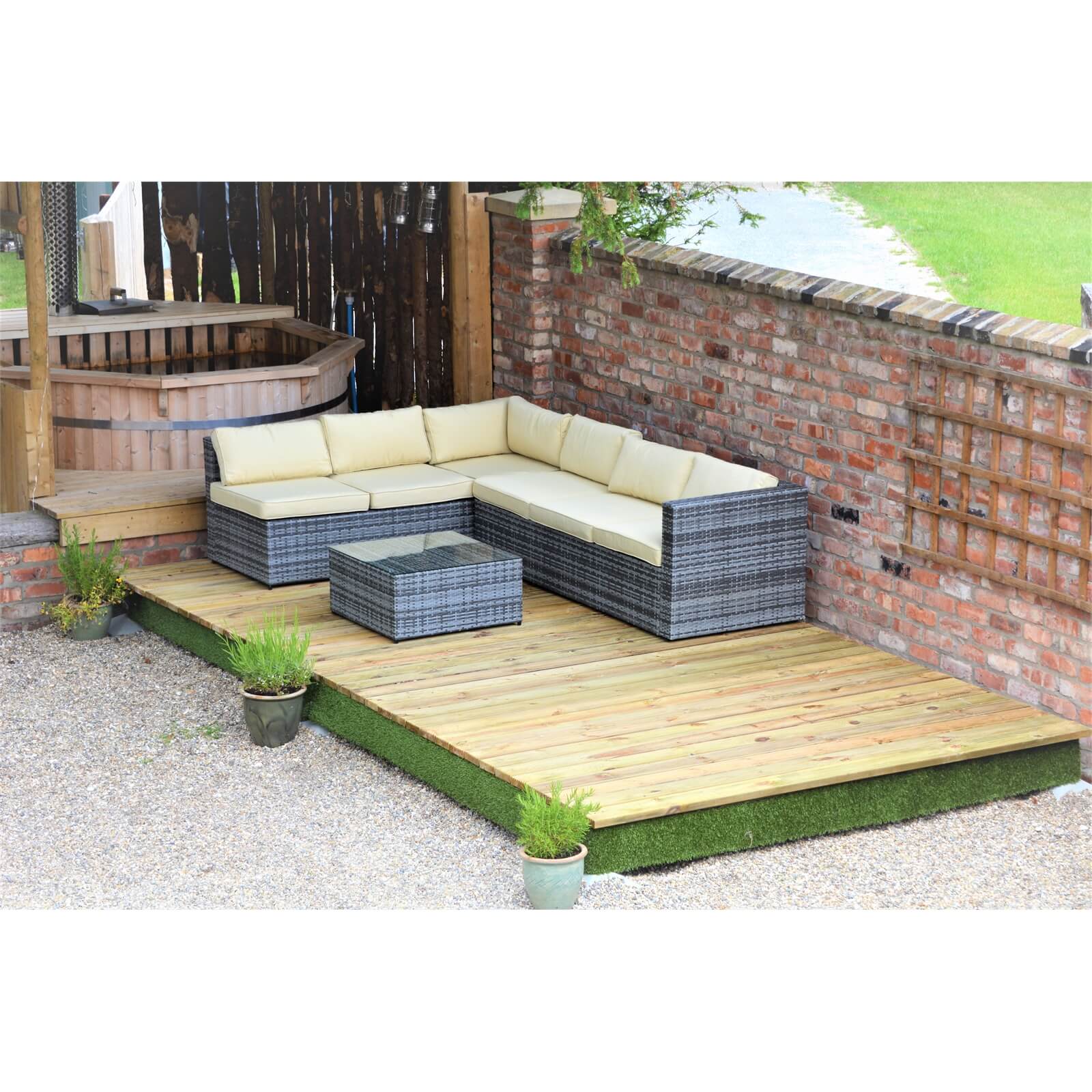 Photo of Swift Deck Complete Decking Kit - 2.4 X 4.7m