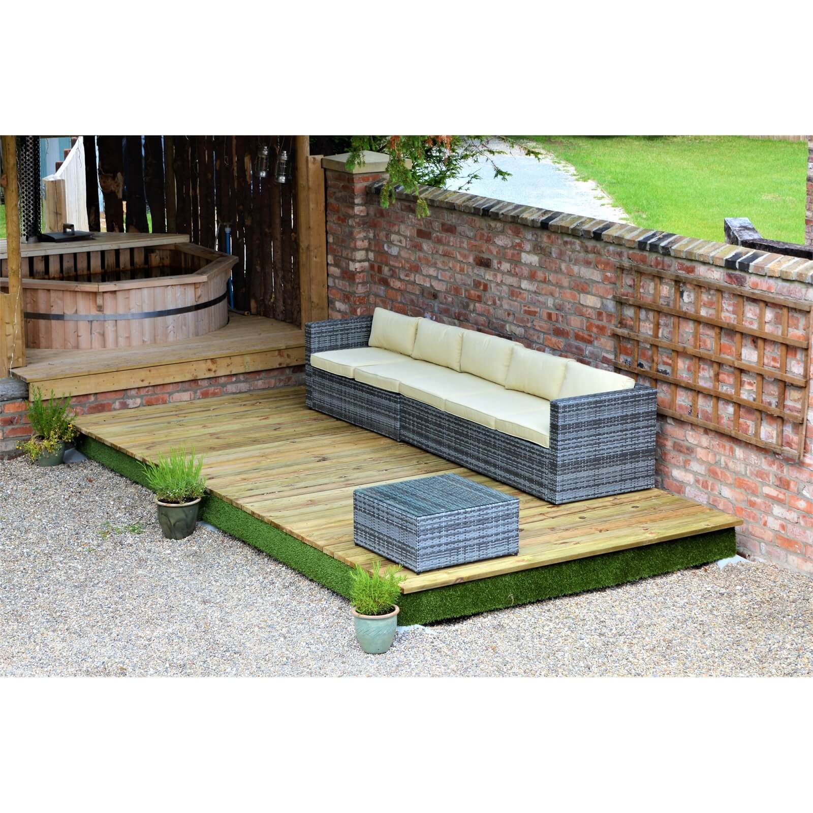 Photo of Swift Deck Complete Decking Kit - 2.4 X 9.3m