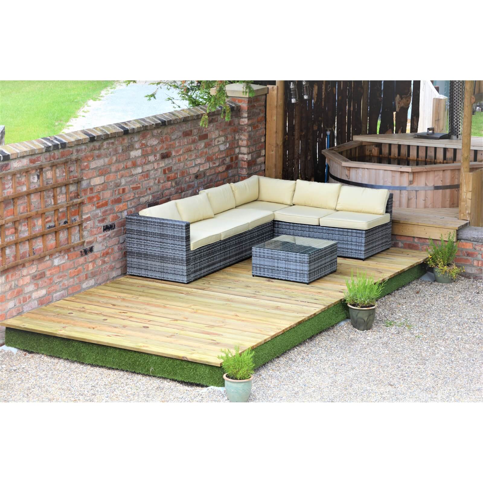 Photo of Swift Deck Complete Decking Kit - 2.4 X 7.0m