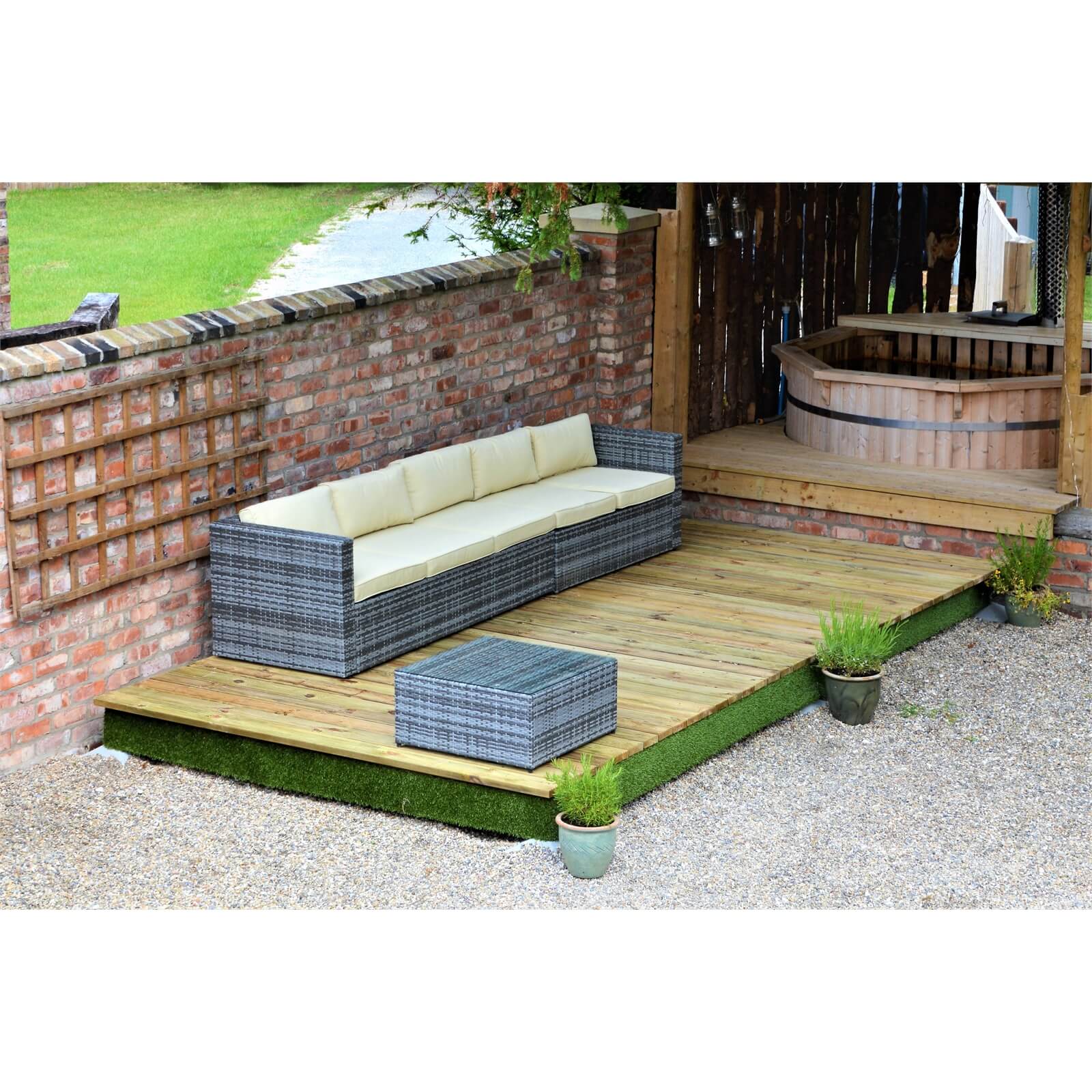 Photo of Swift Deck Complete Decking Kit - 4.75 X 7.0m