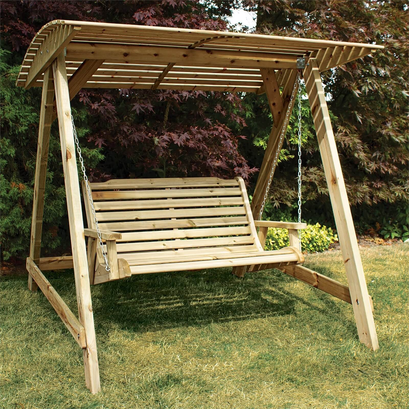 Photo of Anchor Fast Fsc Wooden 2 Seater Swing Seat