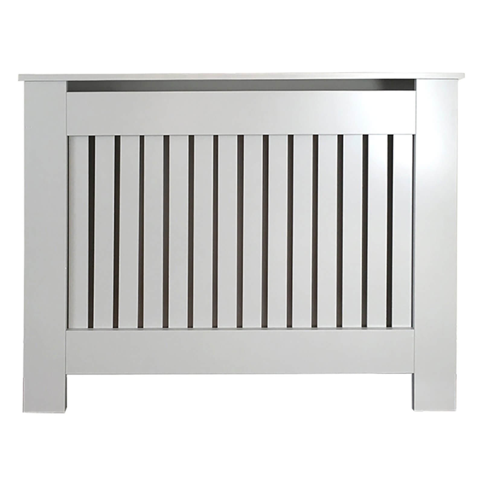 Vertical Grey Radiator Cover - Small
