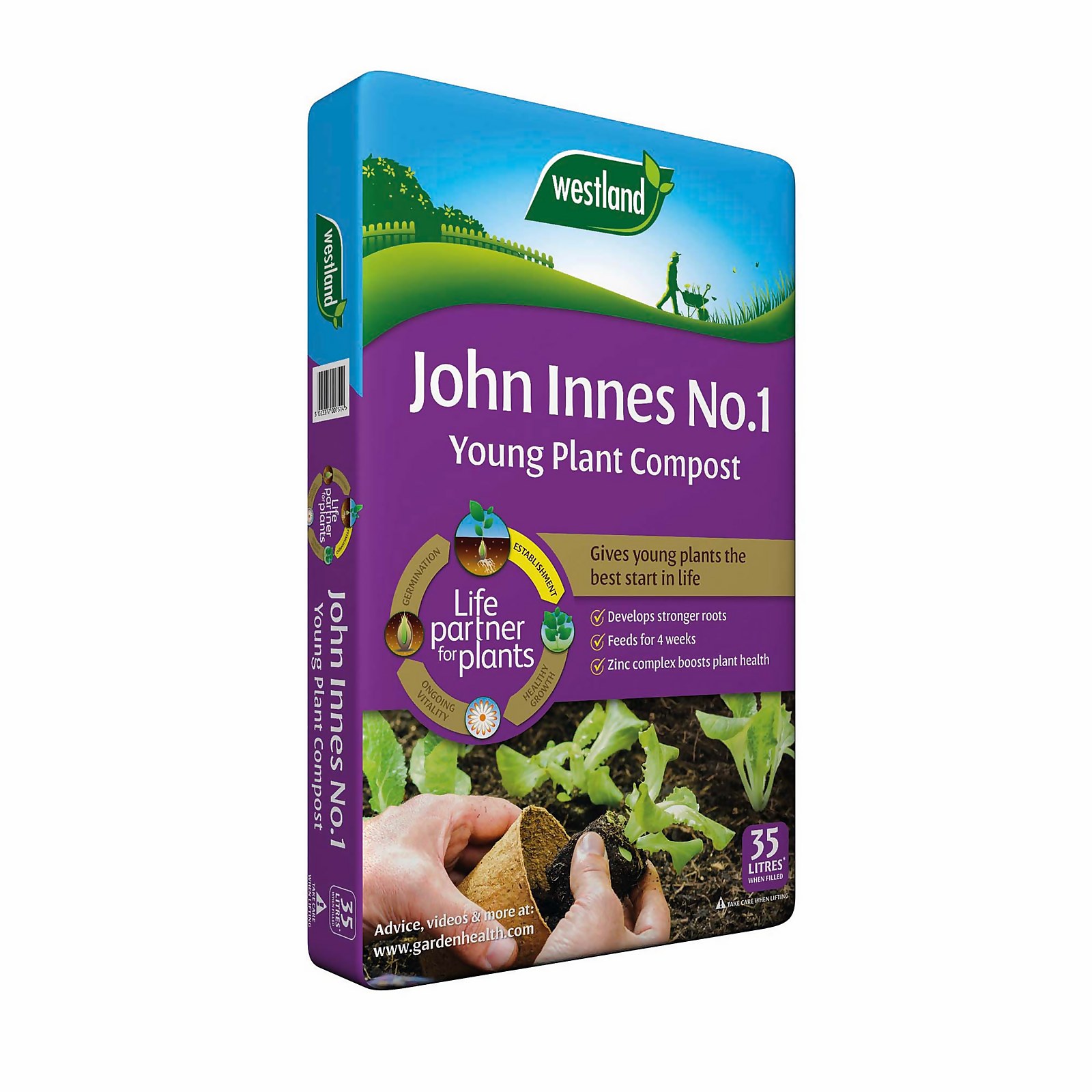 Photo of Westland John Innes Number 1 Young Plant Compost - 35l