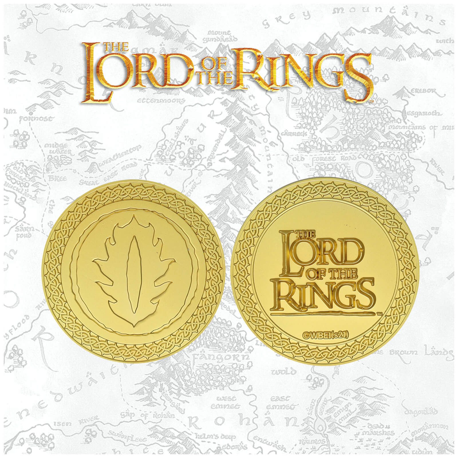 Click to view product details and reviews for Dust Lord Of The Rings 24k Gold Plated Medallion Mordor Zavvi Exclusive.
