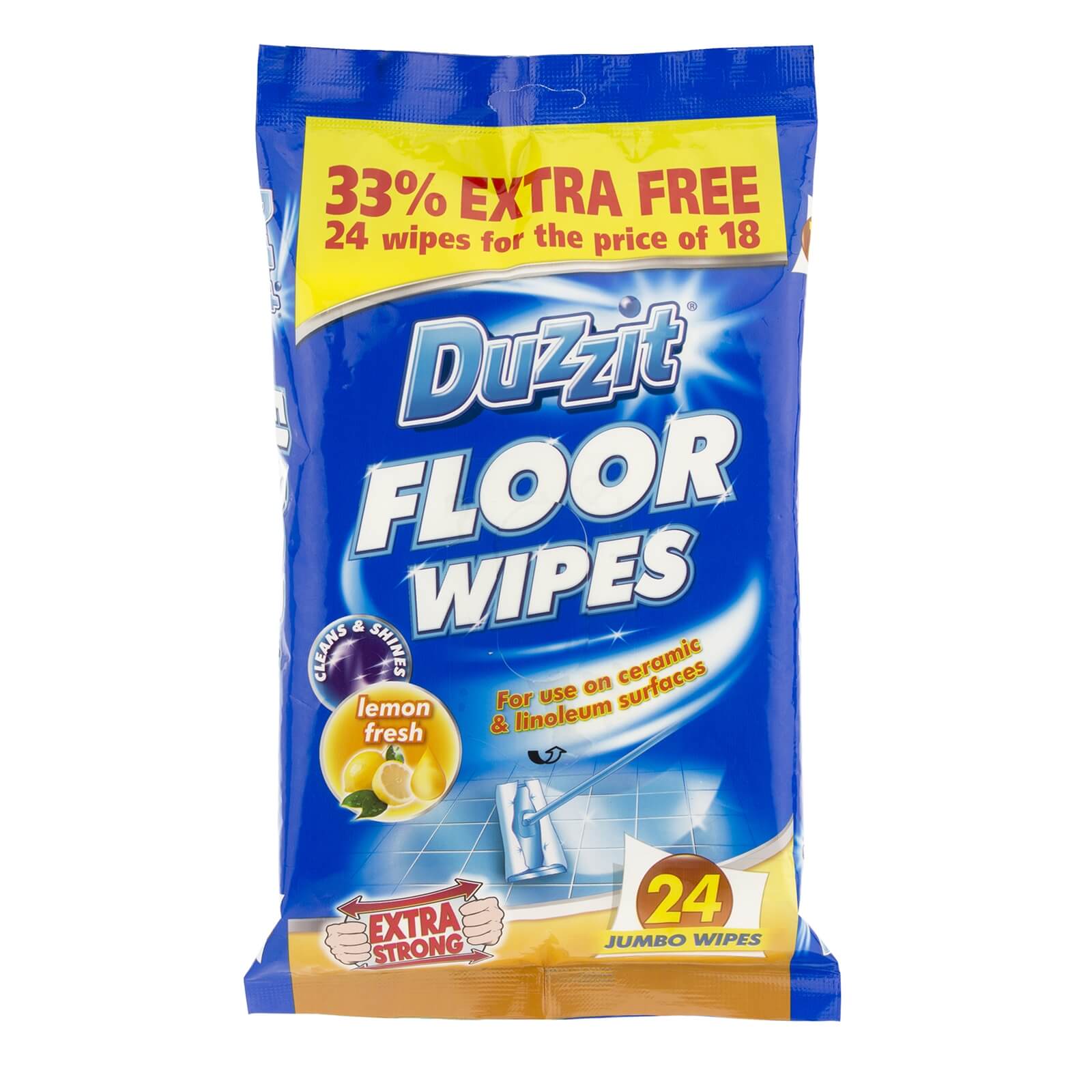 Photo of Duzzit Floor Wipes - 24 Pack