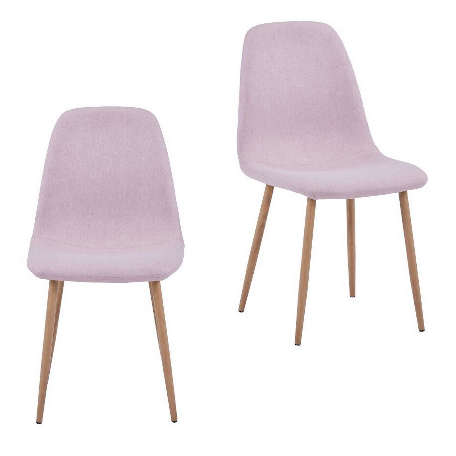 Photo of Ludlow Upholstered Dining Chair - Set Of 2 - Dusky Pink