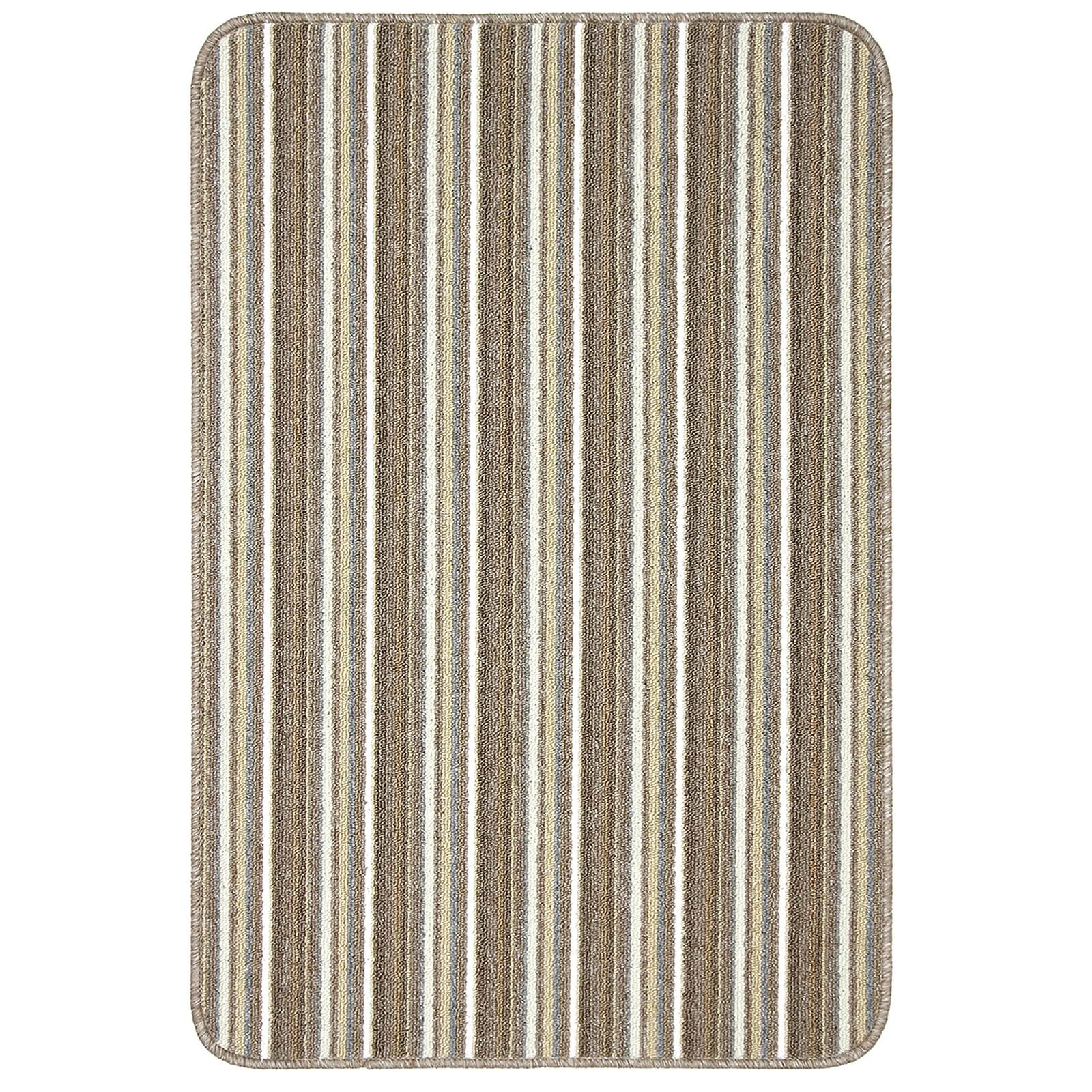 Photo of Java Washable Stripe Mat -cream