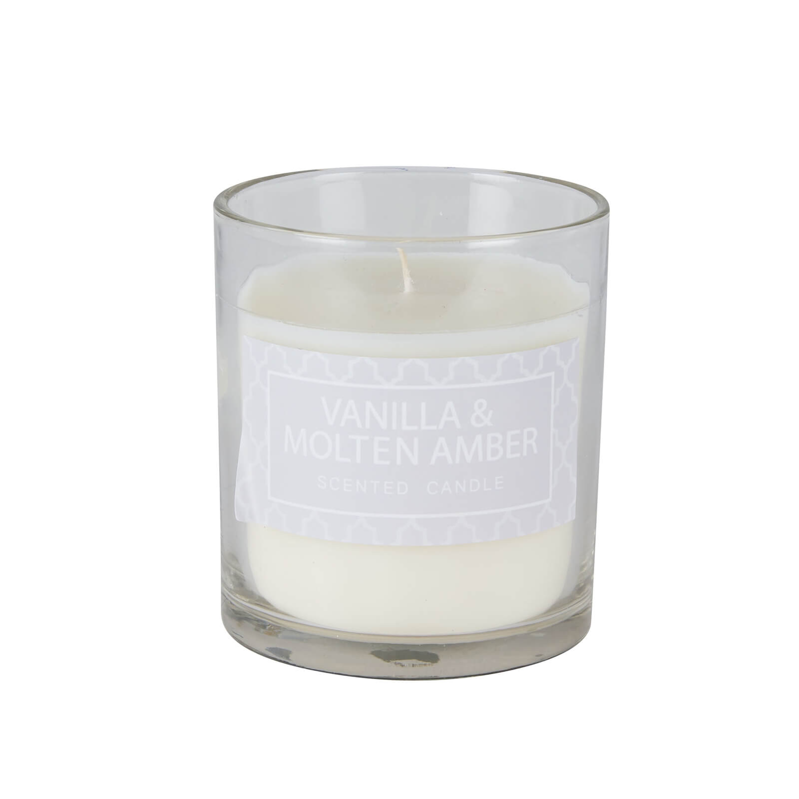 Photo of Vanilla & Molten Amber Glass Candle