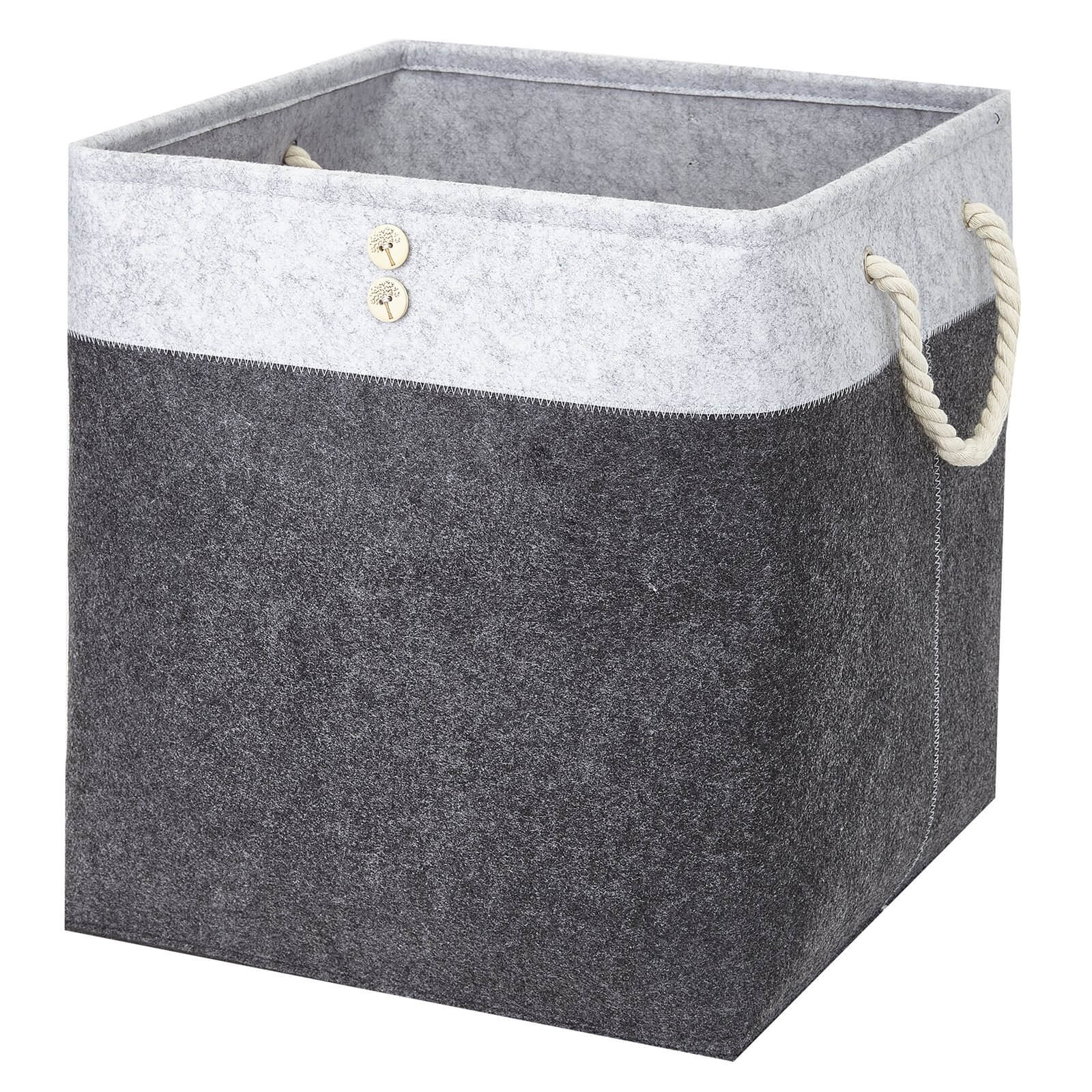 Photo of Felt Storage Box With Buttons